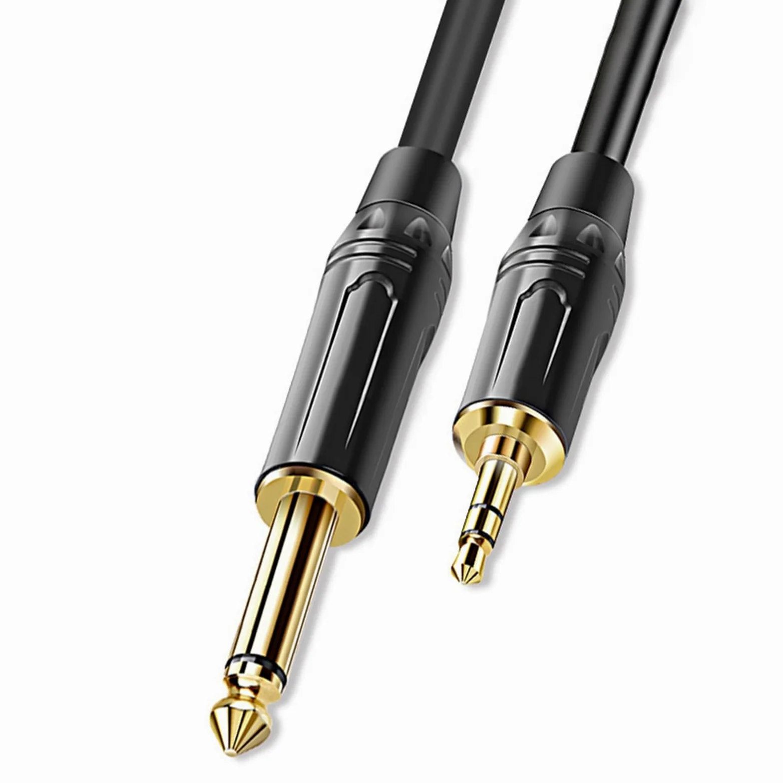 akcesoria do gitary Linia Audio 6.5 Do 3.5 Gitara Komputerowa Wzmacniacz Mocy Mobilny Głośnik Mikser Okablowanie Transferowe (Color : 90 meters)