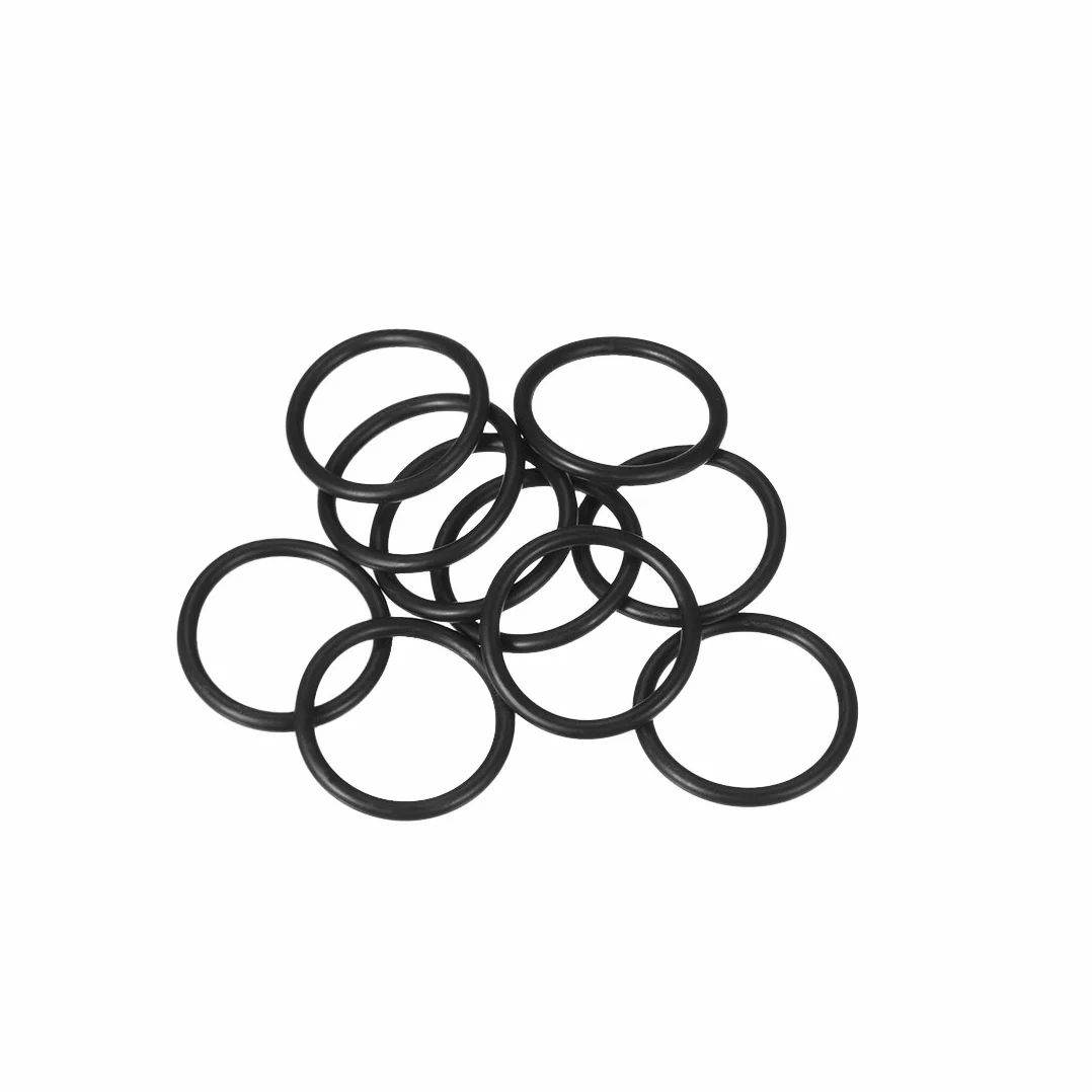 sourcing map 10pcs o-ringi kauczuk nitrylowy 22 mm x 27 mm x 2,5 mm pierścienie uszczelniające uszczelnienie DE de