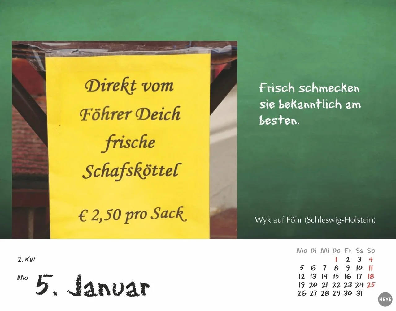 Bastian Sick Tagesabreißkalender 2026: "Jeden letzten Dienstag im Montag". Witziger Kalender voller Sprachverdreher und Stolperfallen der deutschen ... für jeden Tag. Auch zum Aufhängen.