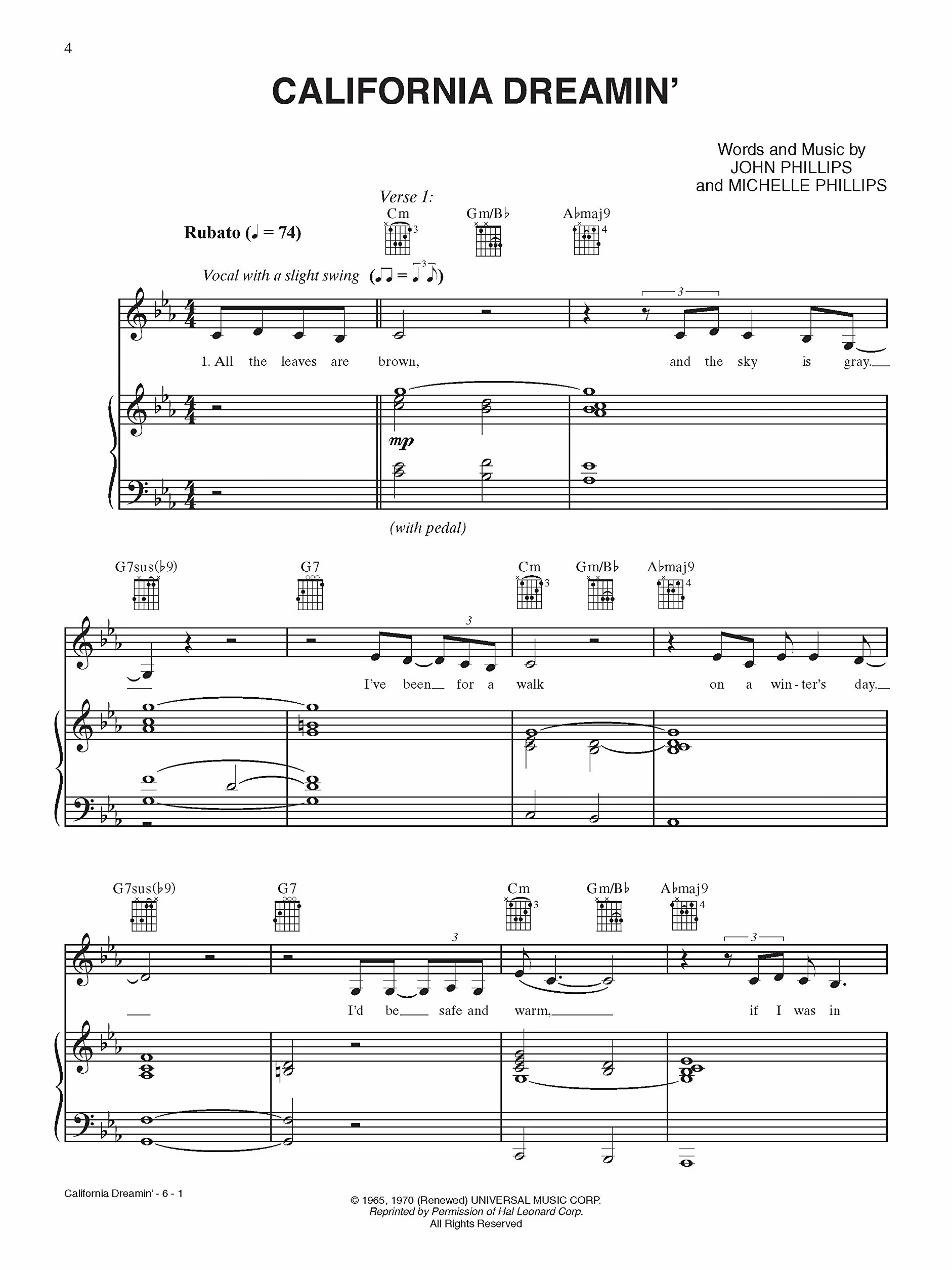Diana Krall -- Wallflower: Piano/Vocal/Guitar