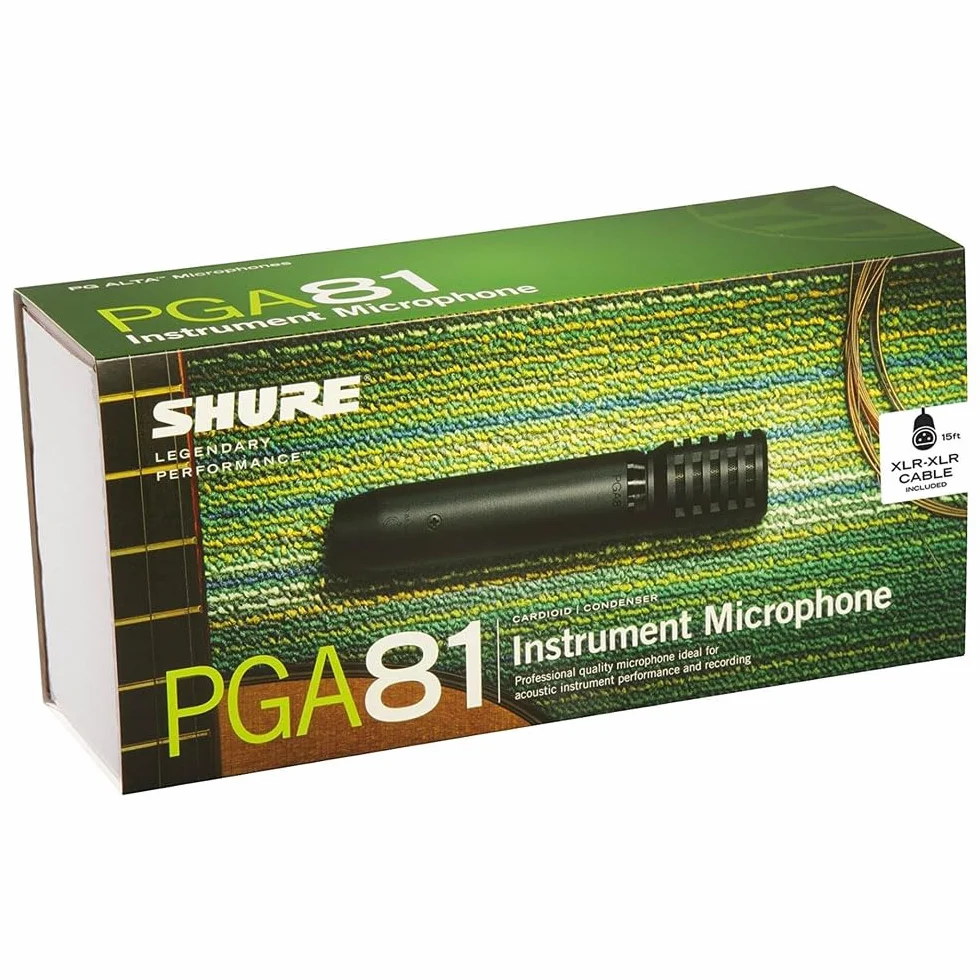 Shure Kardioidalny mikrofon instrumentalny PG ALTA z kablem XLR-XLR (PGA81-XLR)