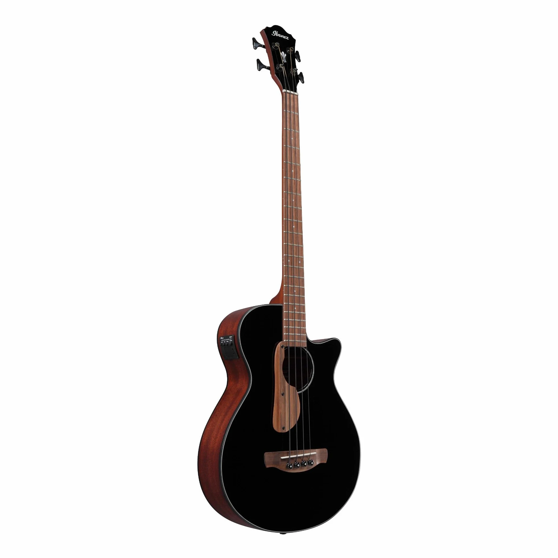 Ibanez AEGB24E-BKH Black High Gloss - Akustyczna gitara basowa