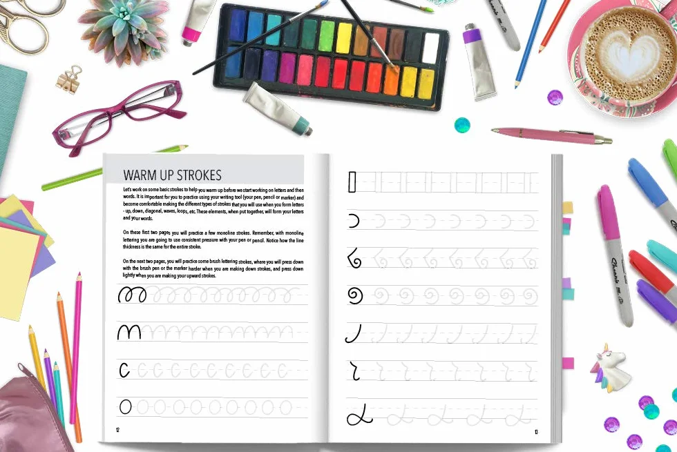 The Beginner's Guide to Modern Calligraphy and Hand Lettering for Kids