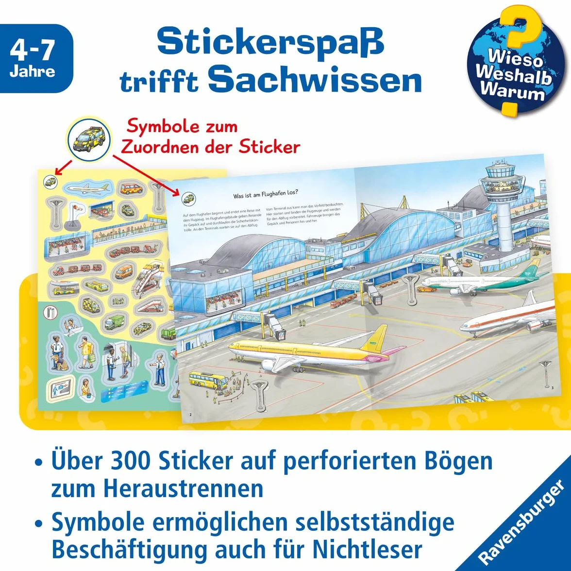 Wieso? Weshalb? Warum? Stickerheft - Flugzeuge