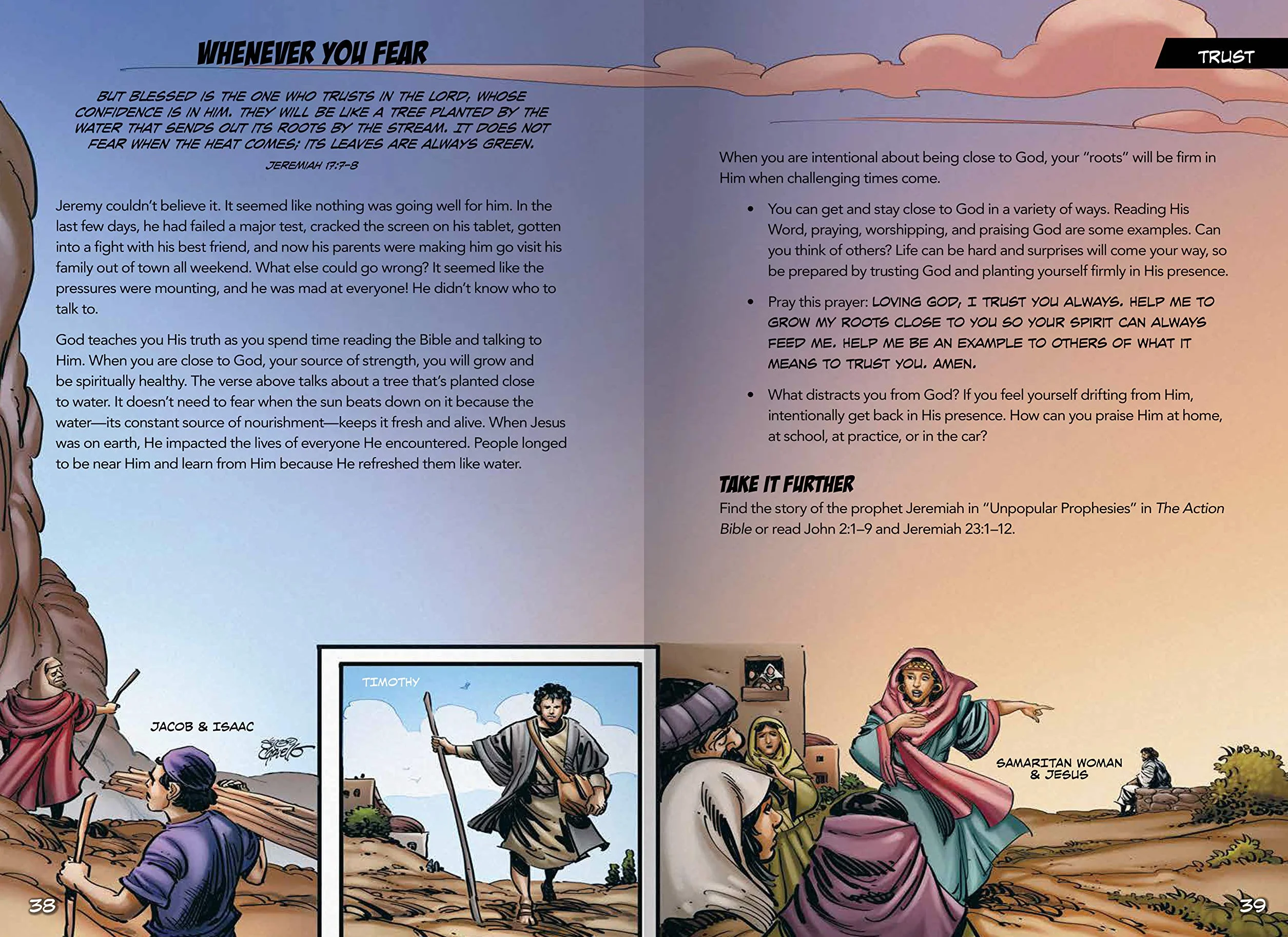 The Action Bible Anytime Devotions: 90 Ways to Help Kids Connect with God Anytime, Anywhere: 1