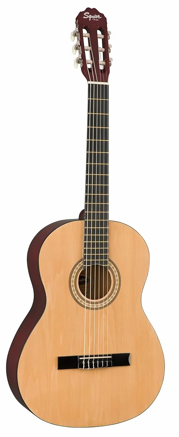 Squier by Fender SA-150N klasyczna gitara akustyczna, nylonowa struna, naturalna