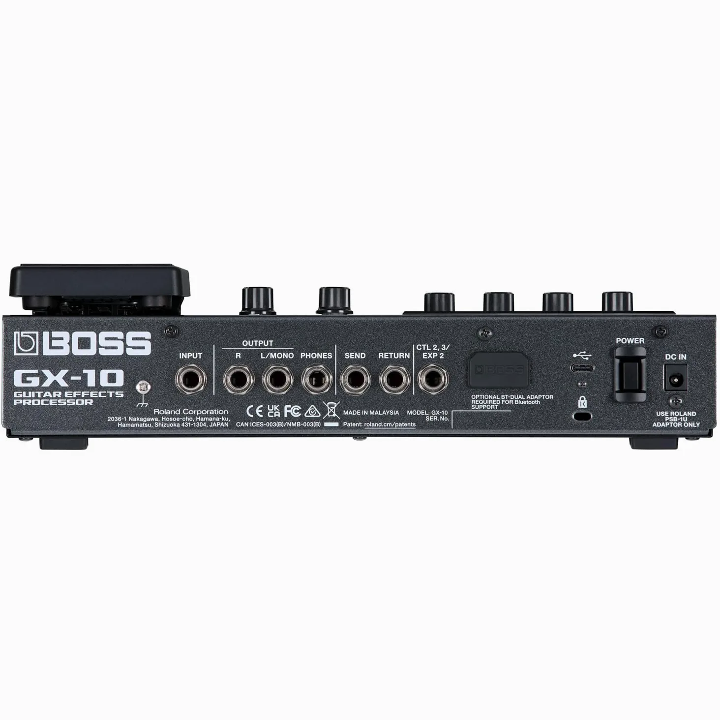 Boss GX-10 urządzenie do efektów z wieloma efektami do gitary i basu z kablem jack keepdrum