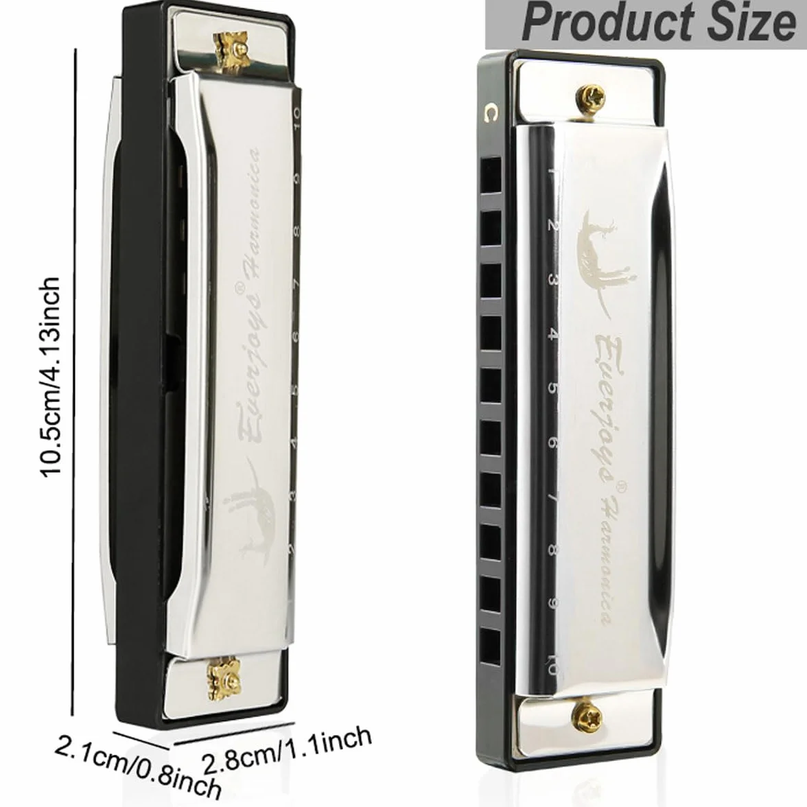 Blues Harp harmonijka ustna 10 otworów z etui