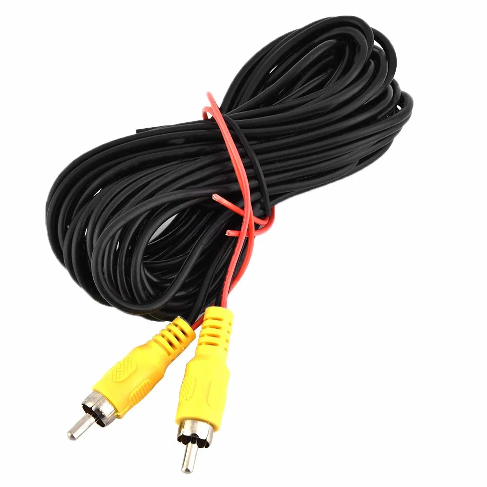 Akozon kabel wideo do kamery cofania, 6 m, męski na męski, z przewodem wykrywającym
