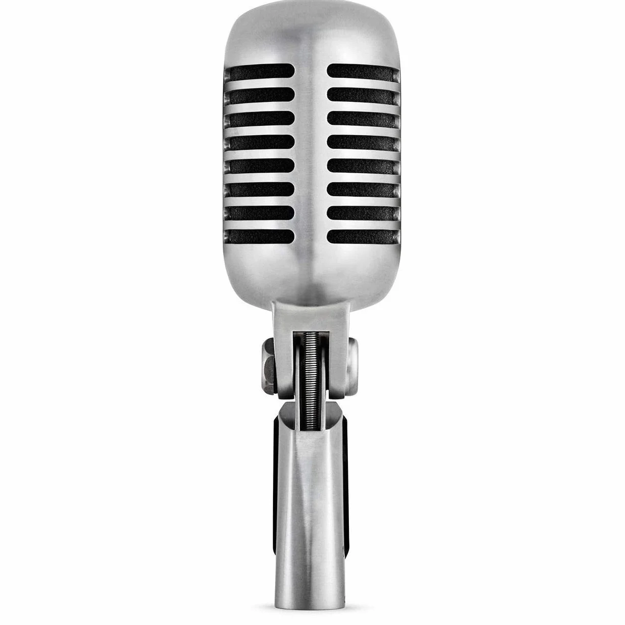 Shure 55sh Series II Iconic Unidyne Dynamiczny mikrofon wokalny, klasyczny, z kardioidalną charakterystyką kierunkową do występów na żywo, mikrofon z adapterem gwintu