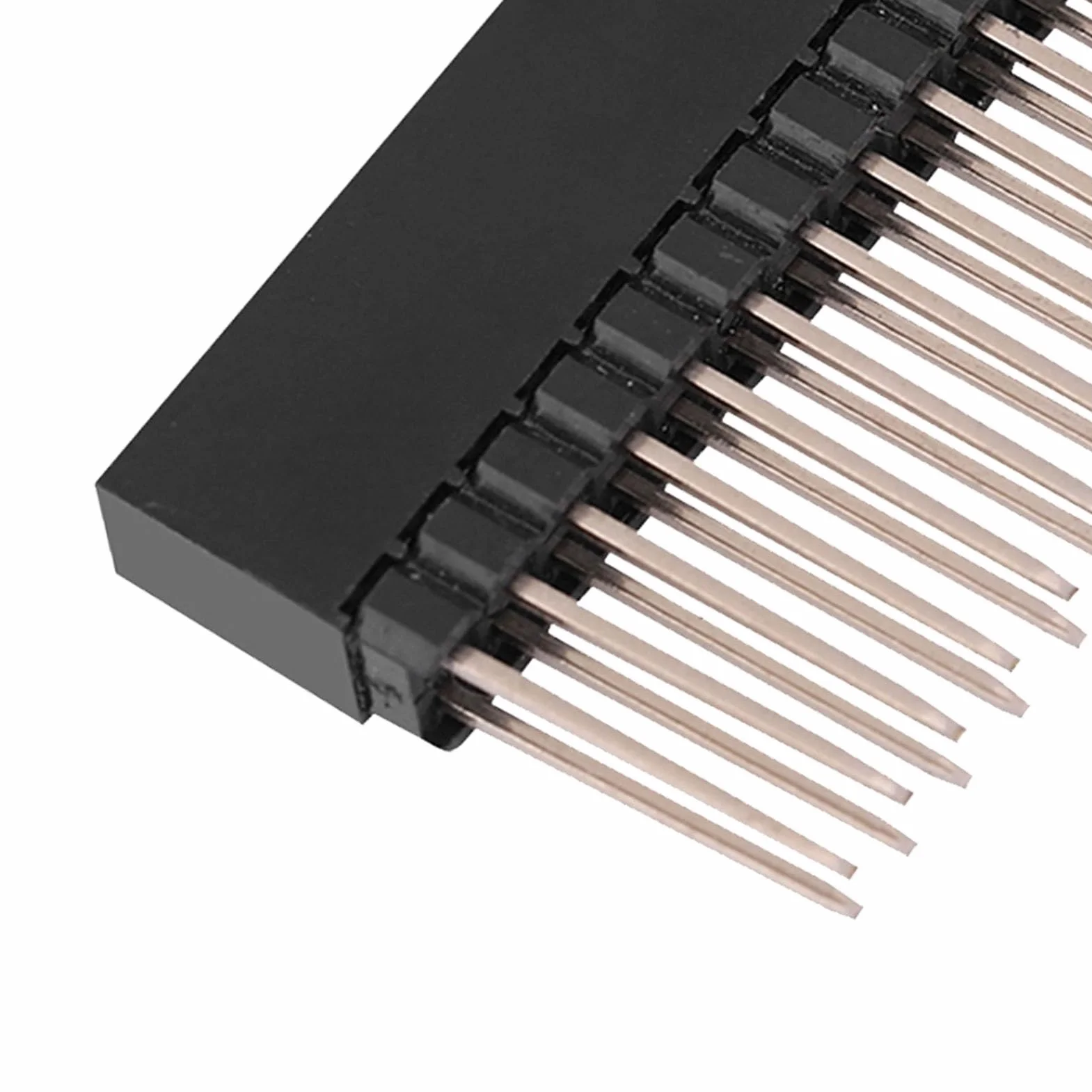 3 szt. 2 x 20 pinów 18 mm dwurzędowa męska nagłówek 2 x 20 54 m ekstra wysokie żeńskie 3 szt. nagłówki wtykowe 2,54 mm żeńskie nagłówki krótkie rzędowe dla bardzo wysokich podwójnych rzędów