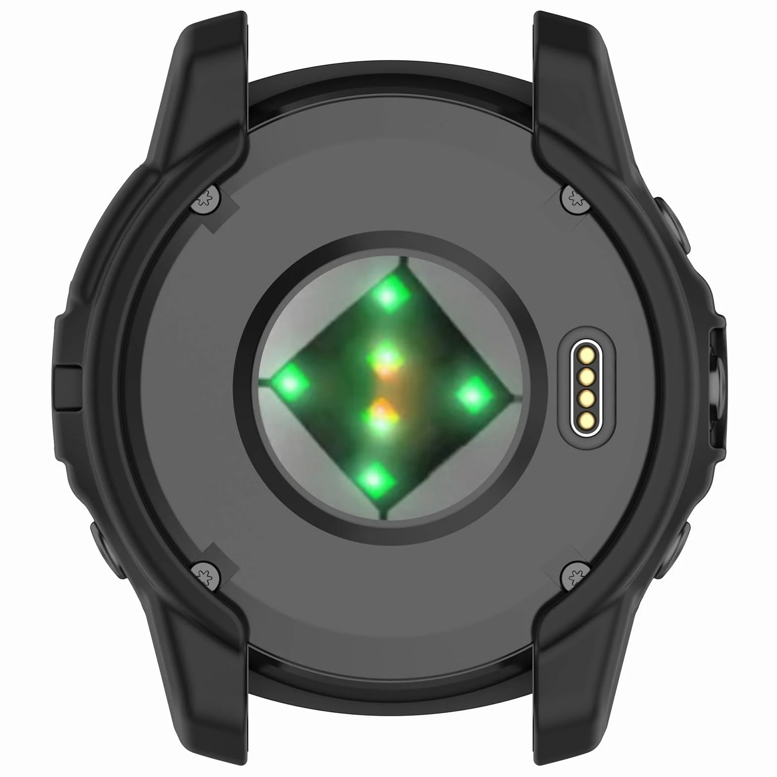 Etui kompatybilne z Garmin Epix Pro Gen 2 47 mm/Fenix 7 Pro/Fenix 7, etui ochronne z TPU, osłona ramy zegarka, akcesoria (czarne)