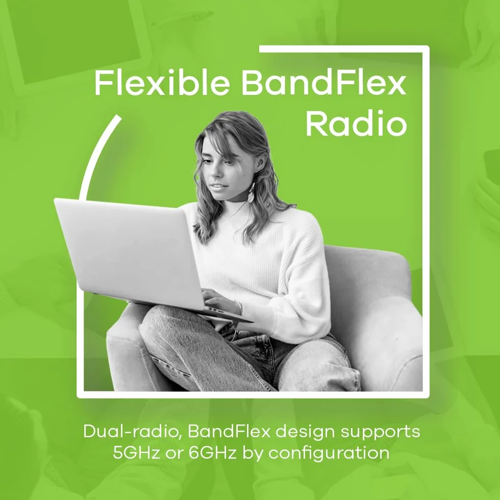 Zyxel 4-strumieniowe podwójne radio WiFi 7 BE6500 punkt dostępu | dla małych firm | Smart Mesh MLO | zasilacz sieciowy w zestawie | Nebula App/Cloud lub Standalone [NWA50BE PRO]