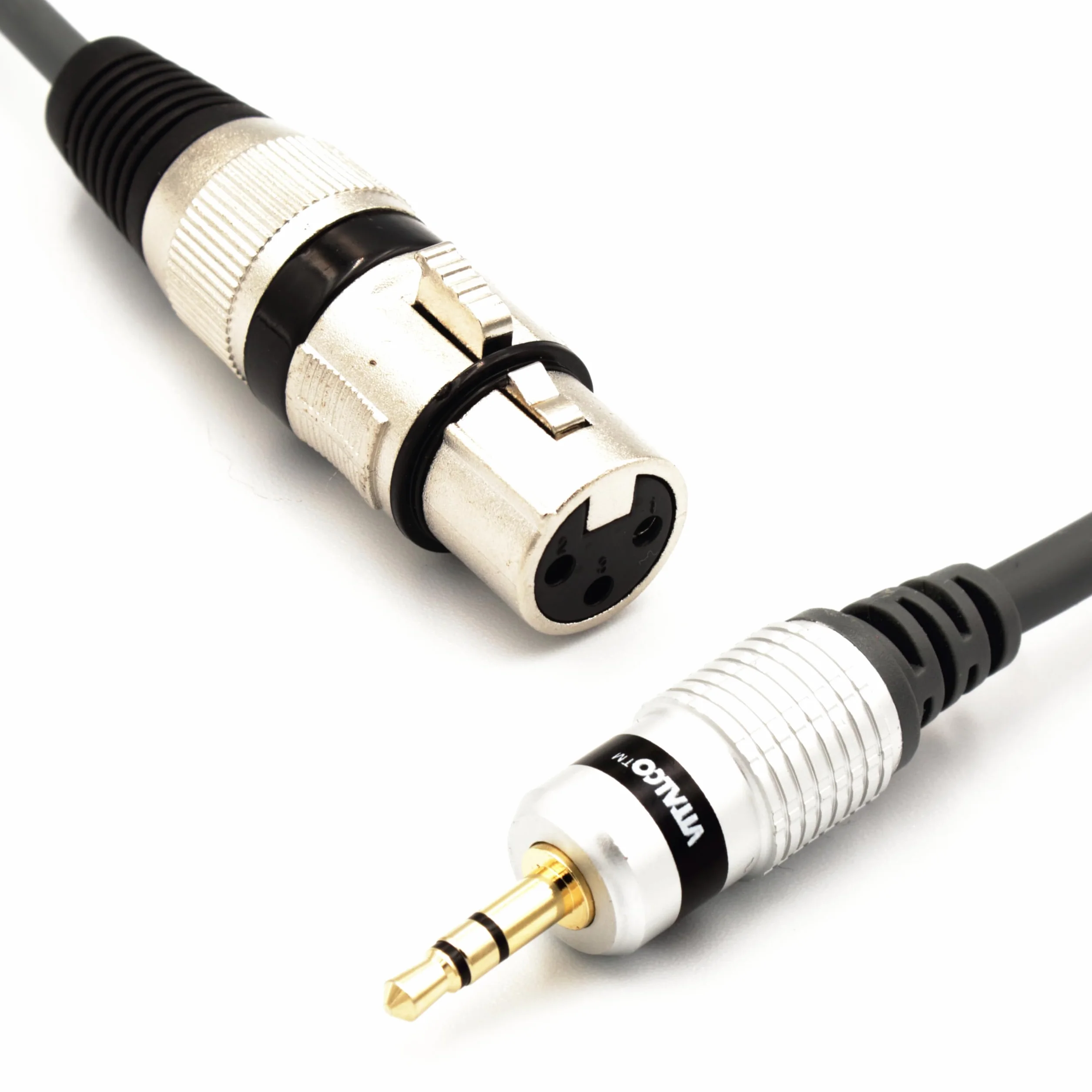 Kabel Mikrofonowy Jack 3,5 Stereo na Gniazdo XLR 3m Przewód Wtyk Aux 3 Pin Żeński XLR/Jack