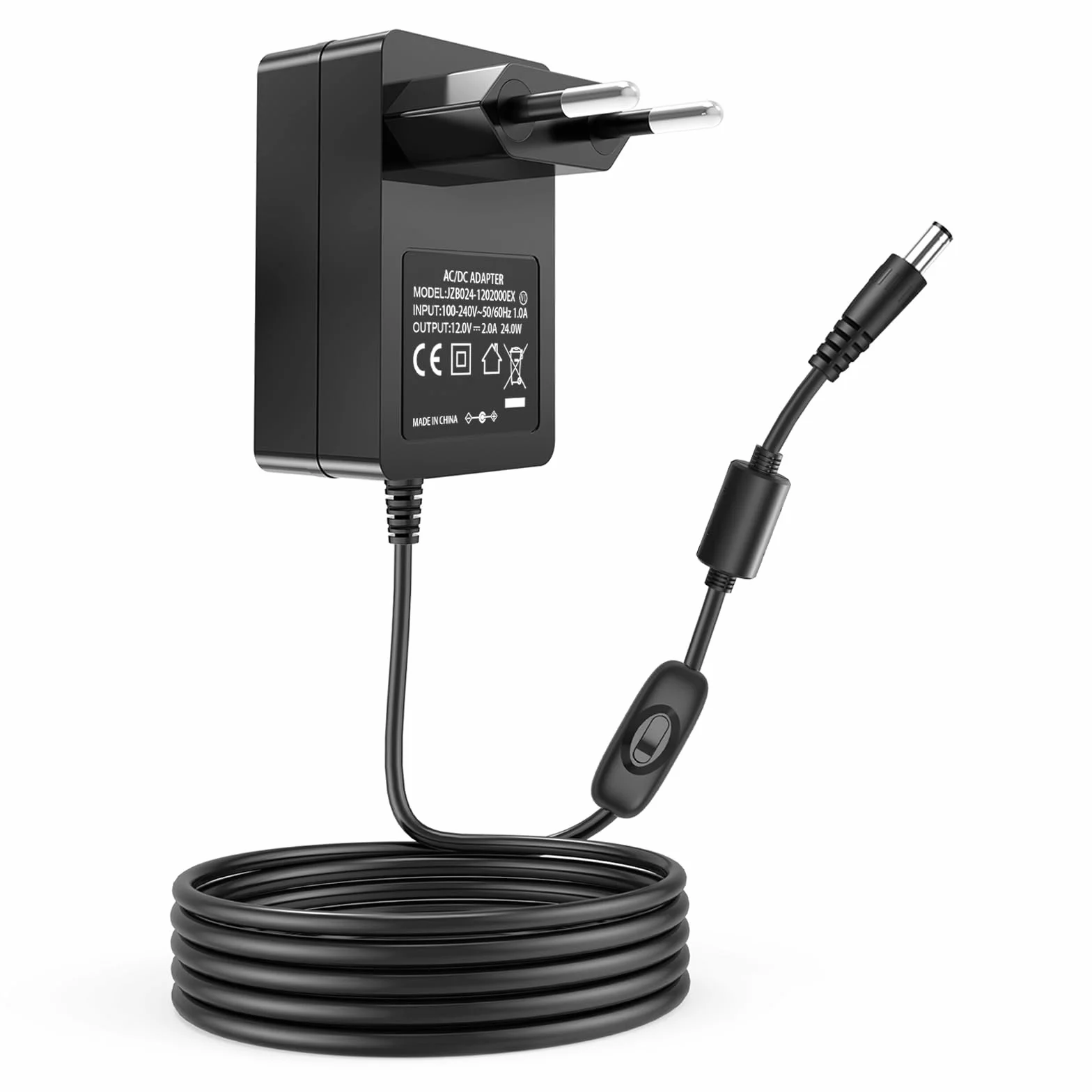 Kabel zasilający 12 V do gramofonu Audio Technica AT-LP60X AT-LP60X-BK AT-LP60X-BW AT-LP60XBT-RD AT-LP120XUSB-BK napęd bezpośredni gramofon