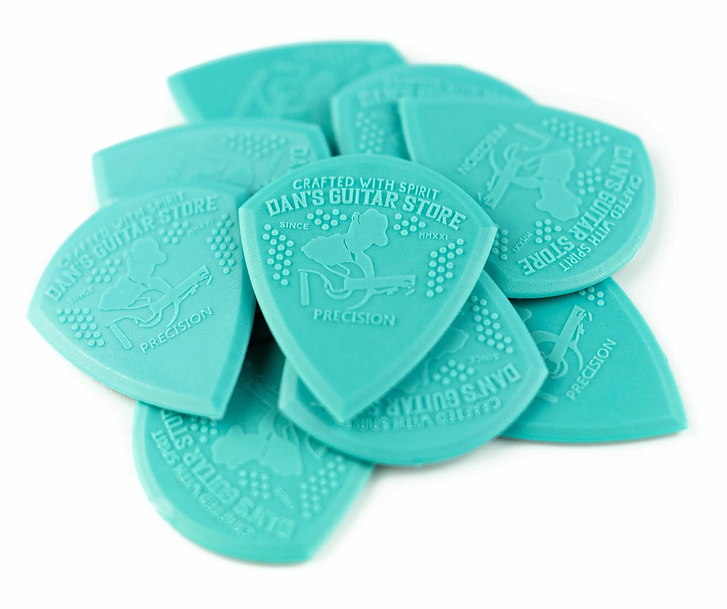 Precyzyjne gryfki - 10-pak - Wysokiej jakości, dodatkowo antypoślizgowe, bardzo precyzyjne i dobrze widoczne gryfki od Dans Guitar Store