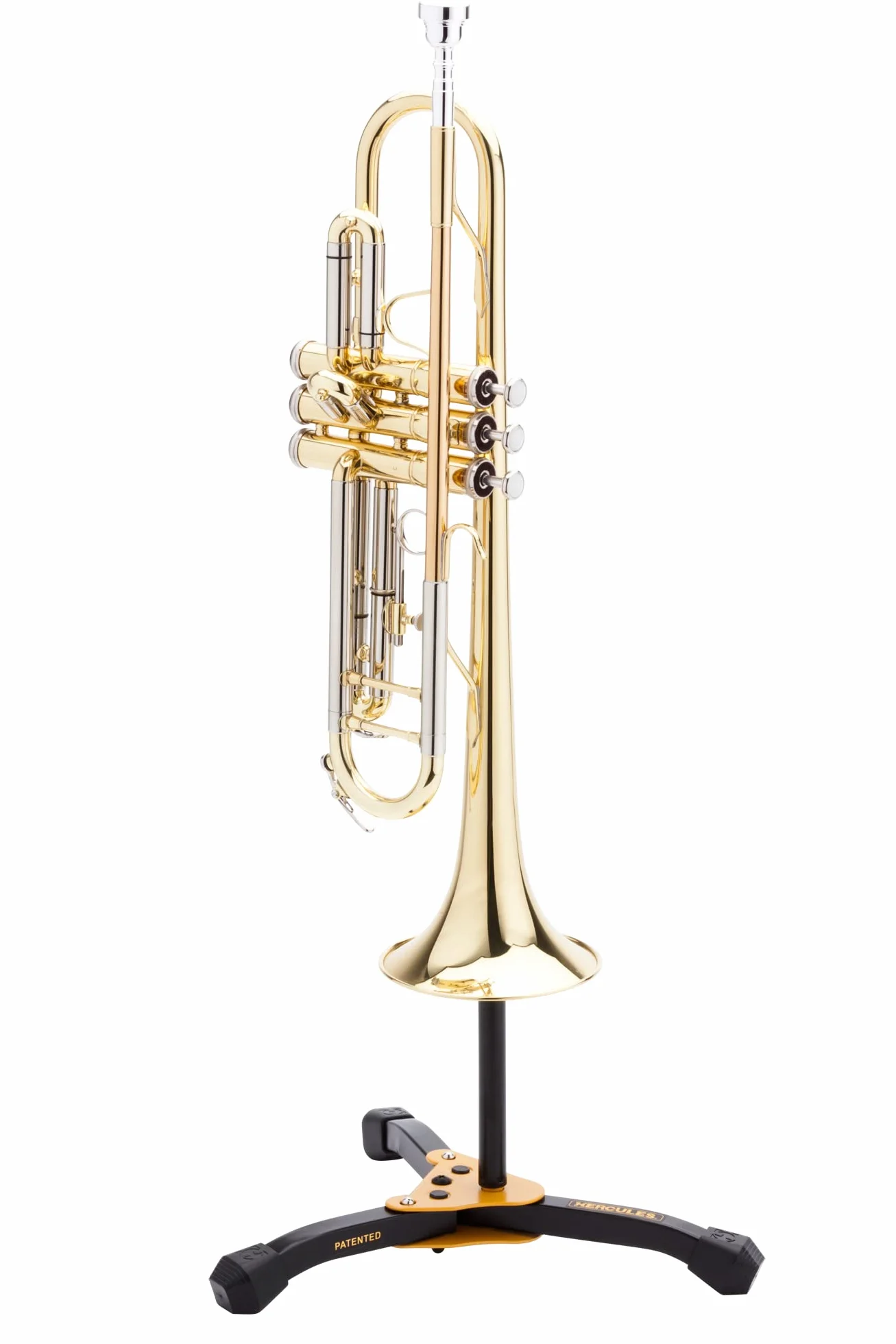 HERCULES DS510BB stojak na trąbki z torbą