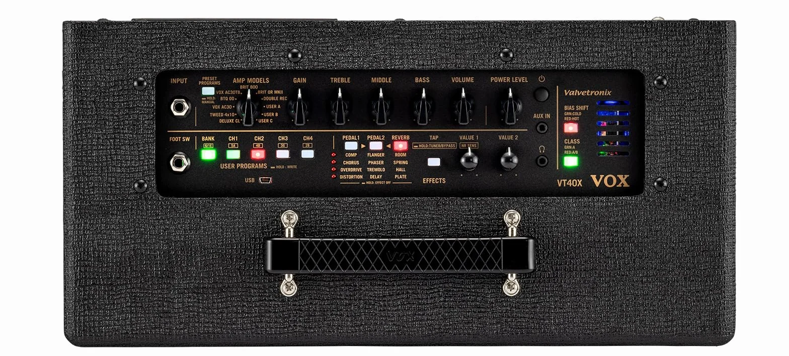 Vox - Valvetronix VT40X-CLBL - Wzmacniacz gitarowy modelujący 24W – Klasyczny Niebieski