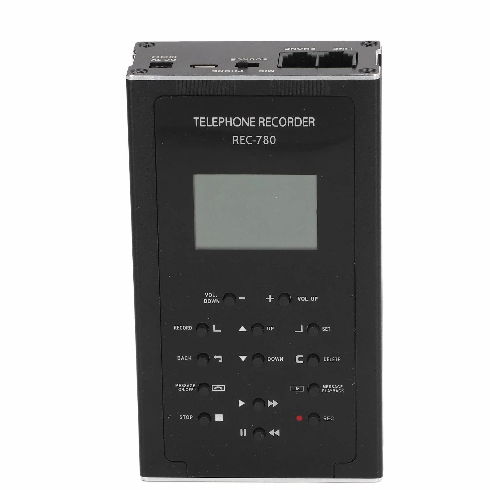 Telefon stacjonarny Rejestrator rozmów Automatyczne ręczne urządzenie do nagrywania telefonu Pamięć 32 GB Rejestrator telefonu Wielofunkcyjna obsługa Analogowy telefon cyfrowy VoIP 100‑240 V