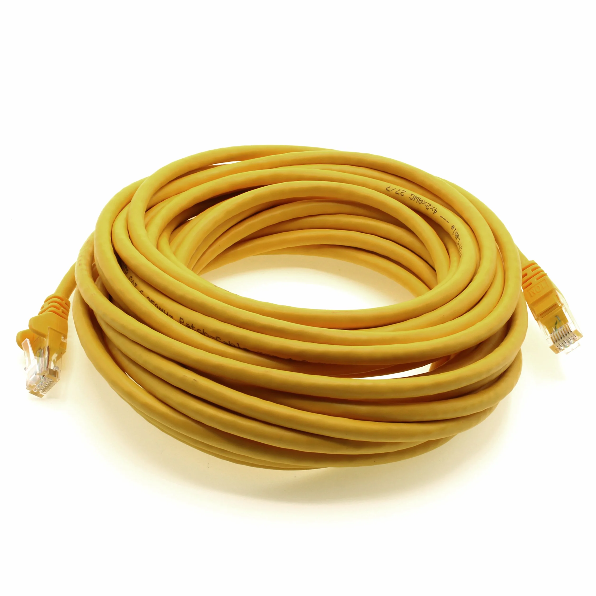 1aTTack CAT 6 UTP kabel sieciowy, połączeniowy z 2 wtykami RJ45. 1m gelb - 1Stück