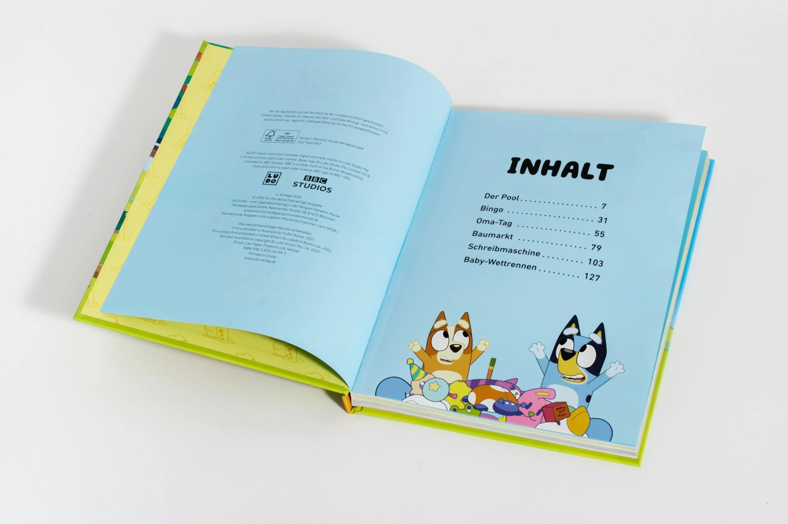BLUEY - 5-Minuten-Geschichten: Bilderbuch für Kinder ab 3 Jahren: 1