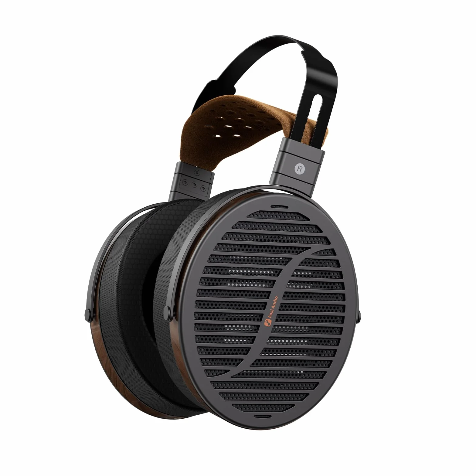 Fosi Audio i5 Słuchawki Planarne Magnetyczne Otwarte 97mm CNC Metal Drewno Orzechowe Przewodowe Studyjne