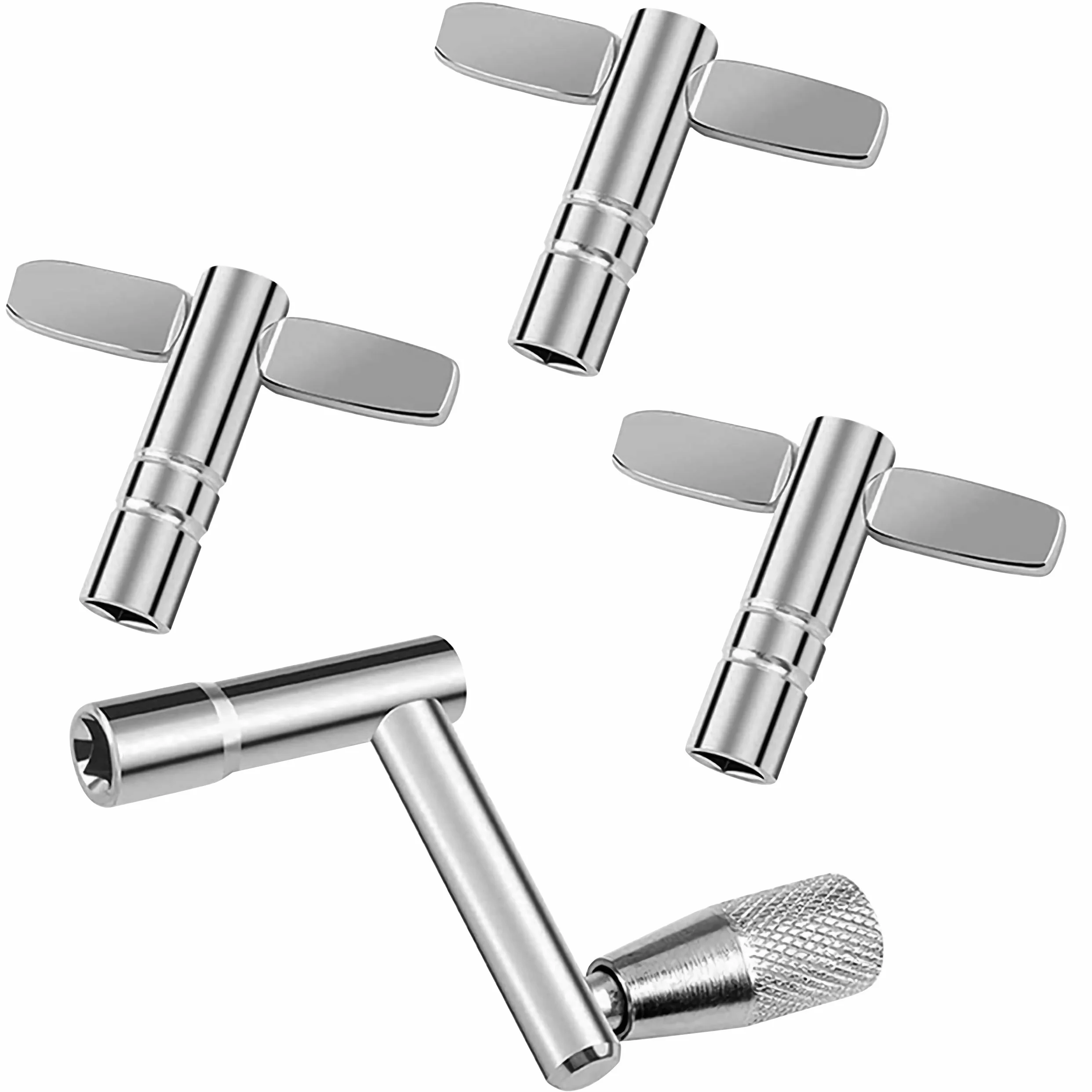 Klucz perkusyjny, tuning, klucz do strojenia, dla perkusistów, perkusji, instrumentów perkusyjnych, 4 sztuki