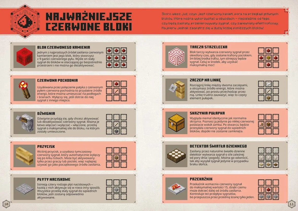 PODRĘCZNIK CZERWONEGO KAMIENIA. MINECRAFT