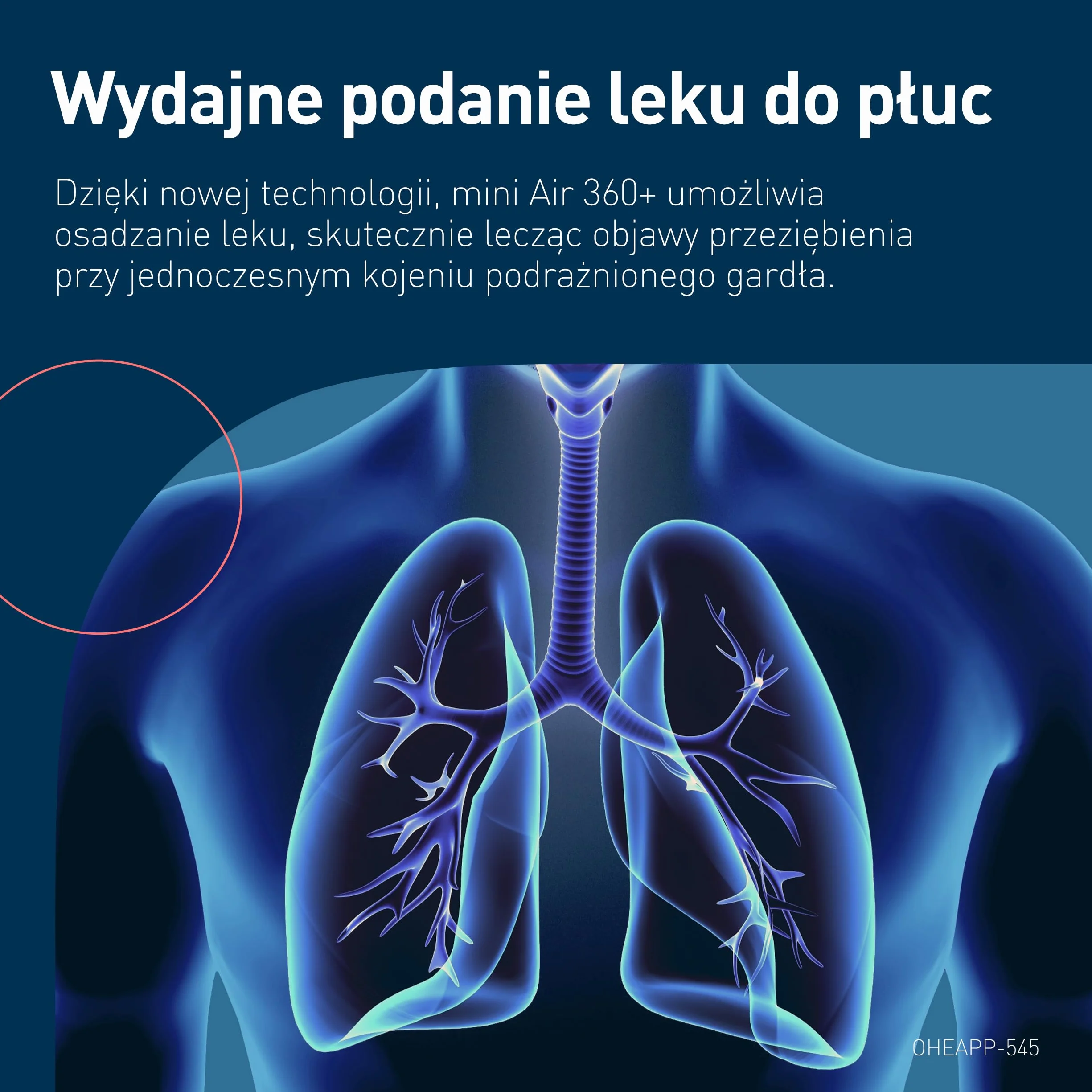 mini Air 360+ Dystrybuowany przez OMRON | Przenośny cichy nebulizator dla dorosłych i dzieci | Z dwoma rozmiarami maski i ustnikiem | Do łagodzenia kaszlu i przeziębienia | Ładowany przez Micro-USB