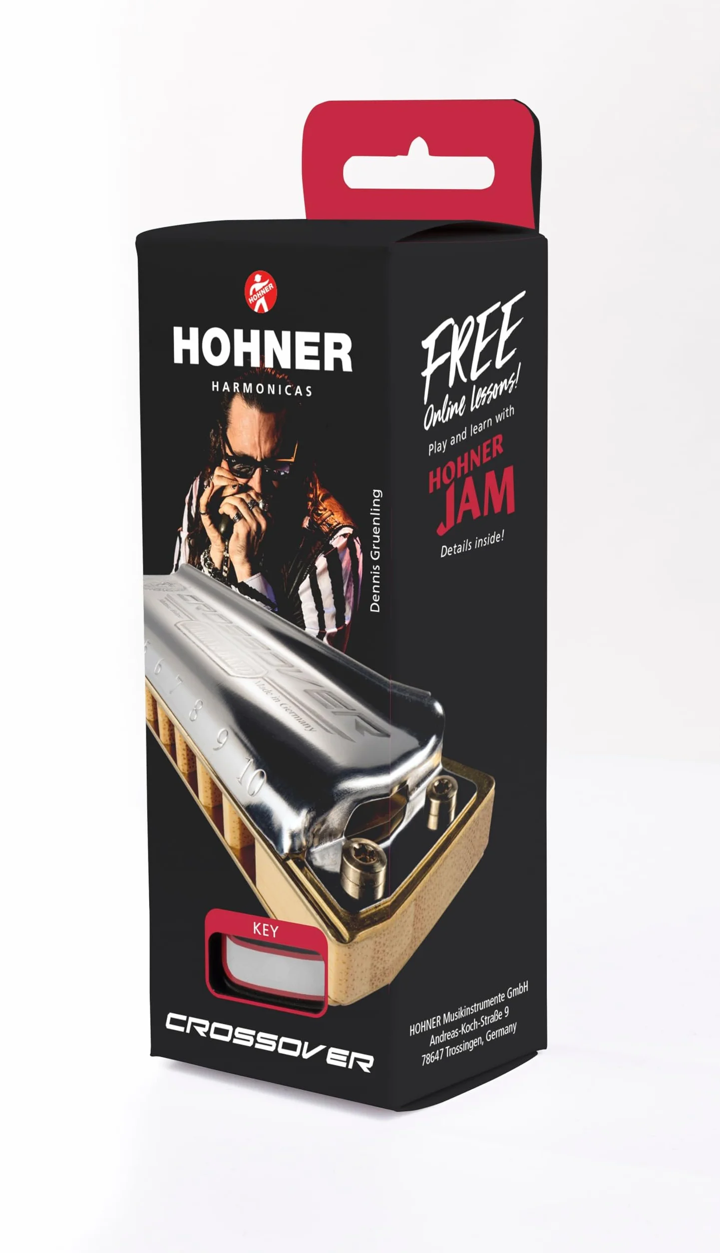HOHNER Navy Band Crossover Harmonica C