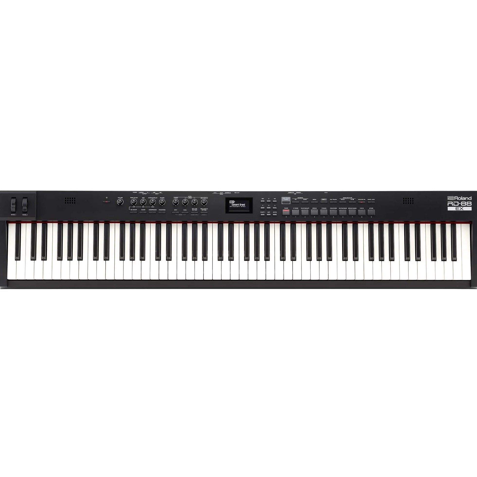 Roland RD-88 EX Stage Piano | 88-klawiszowa klawiatura z Rozszerzonymi Dźwiękami i Najwyższą Trwałością | Technologia SuperNATURAL | Silnik ZEN-Core z Ponad 3000 Wbudowanych dźwięków