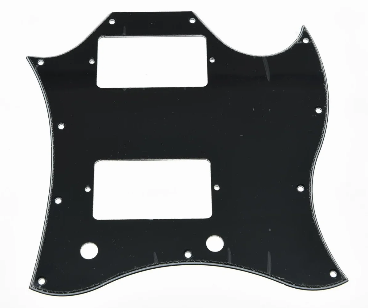KAISH American Standard SG Pickguard na całą twarz osłona kostki do gitary SG Special Guitar Made in USA czarna 3-warstwowa