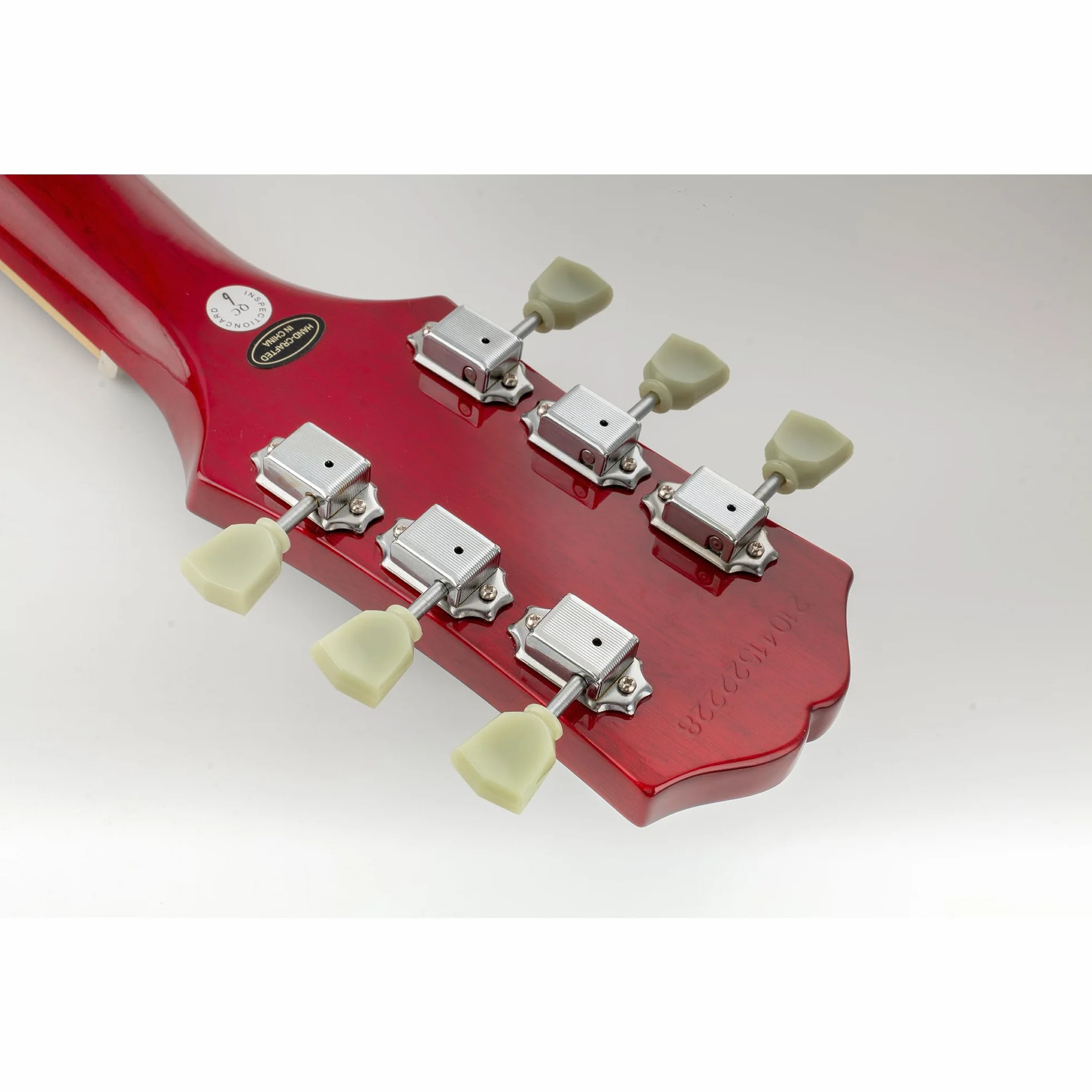 Musiclily Pro 3L3R Vintage Klucze Gitaryowe Tunery Kołki do Strojenia do Gitary Elektrycznej Akustycznej typu Les Paul SG, Biały Główki Keystone