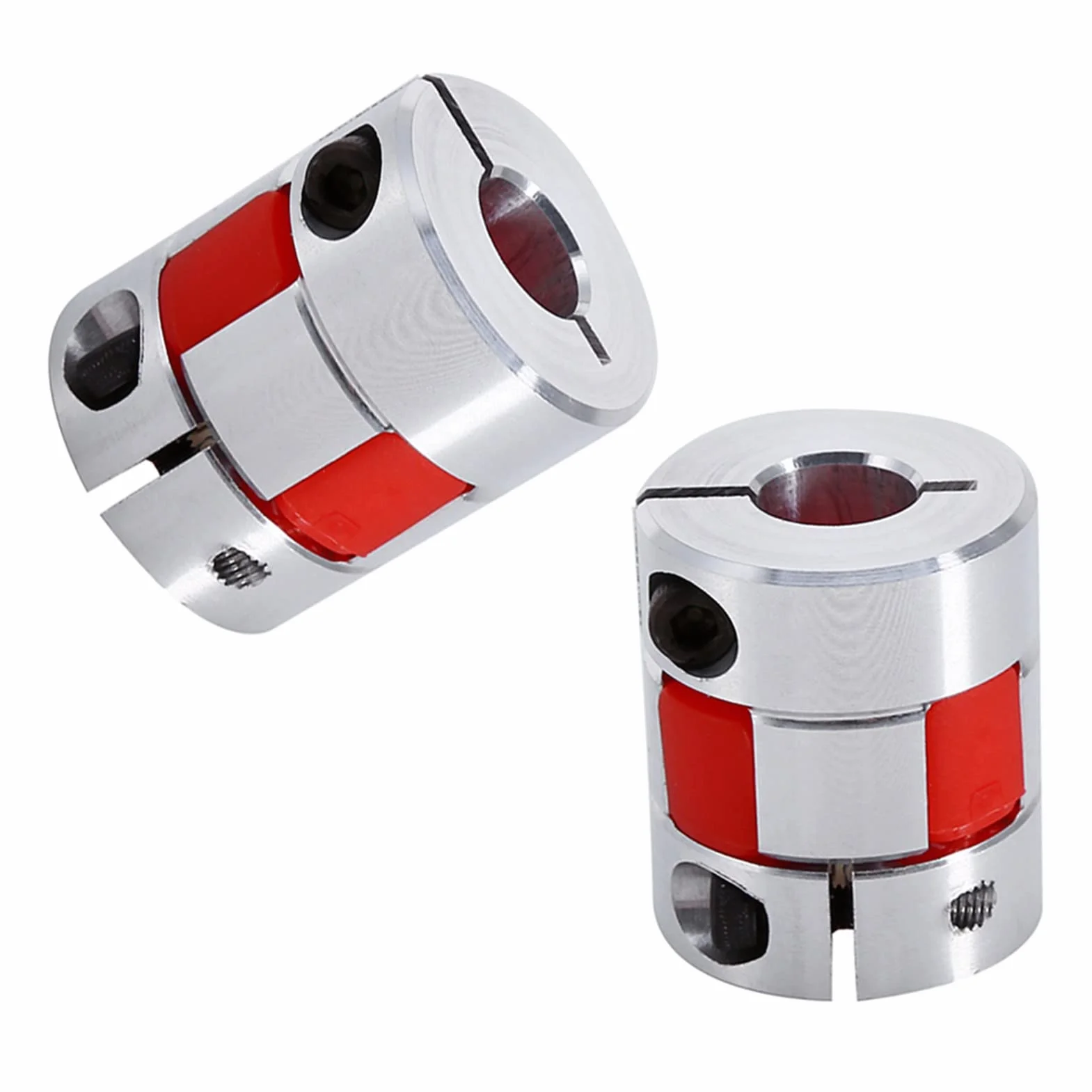 Sprzęgło Silnika Aluminium 8mm X 10mm Elastyczne Złącze śliwkowe Złącze Złącza ze Stopu Enkoder Sprzęgło Przemysłowe Wał Enkodera Przemysłowe Komponenty Sterujące