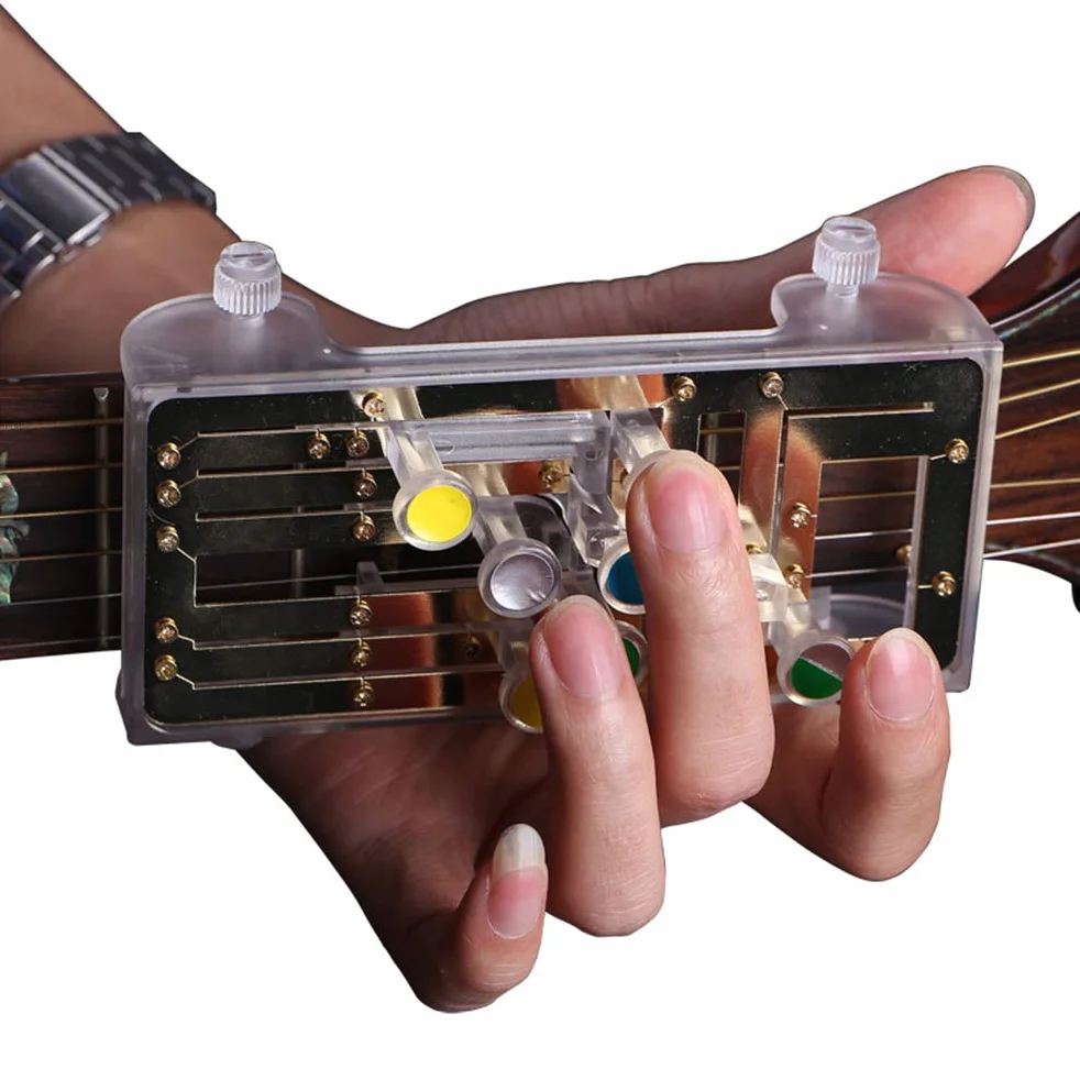 Chord Buddy system uczenia się gitary z klipowym stroikiem chromatycznym i 6 akordami