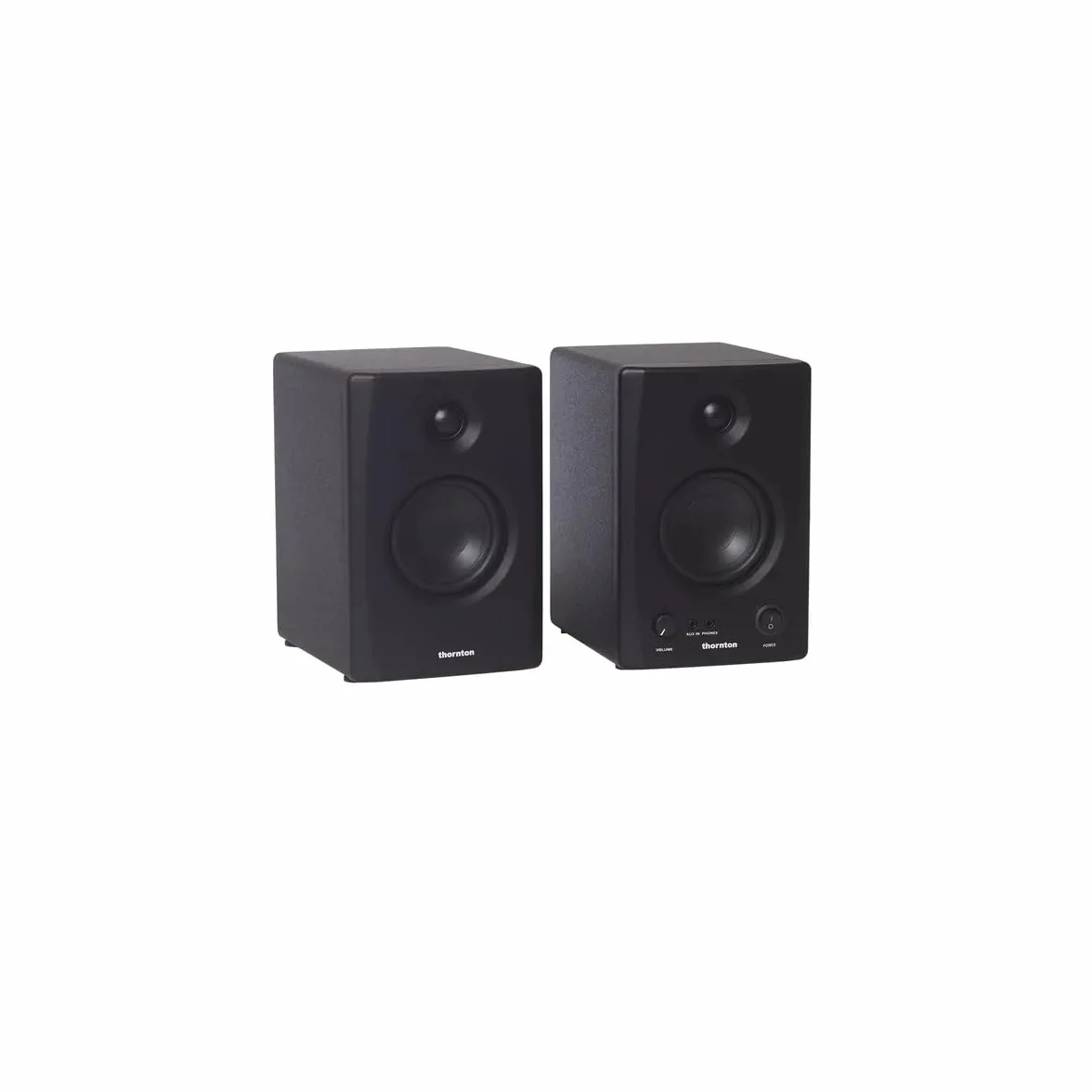 Thornton Pure 35 aktywnych monitorów studyjnych para 50 W klasa D symetryczne niezrównoważone wejścia BT