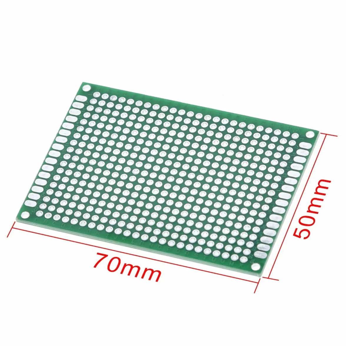 Hailege 10 szt. 5x7cm Prototyp PCB 5 * 7 FR-4 Prototyp PCB Uniwersalna płytka drukowana dwustronna platerowana cyna do elektroniki DIY