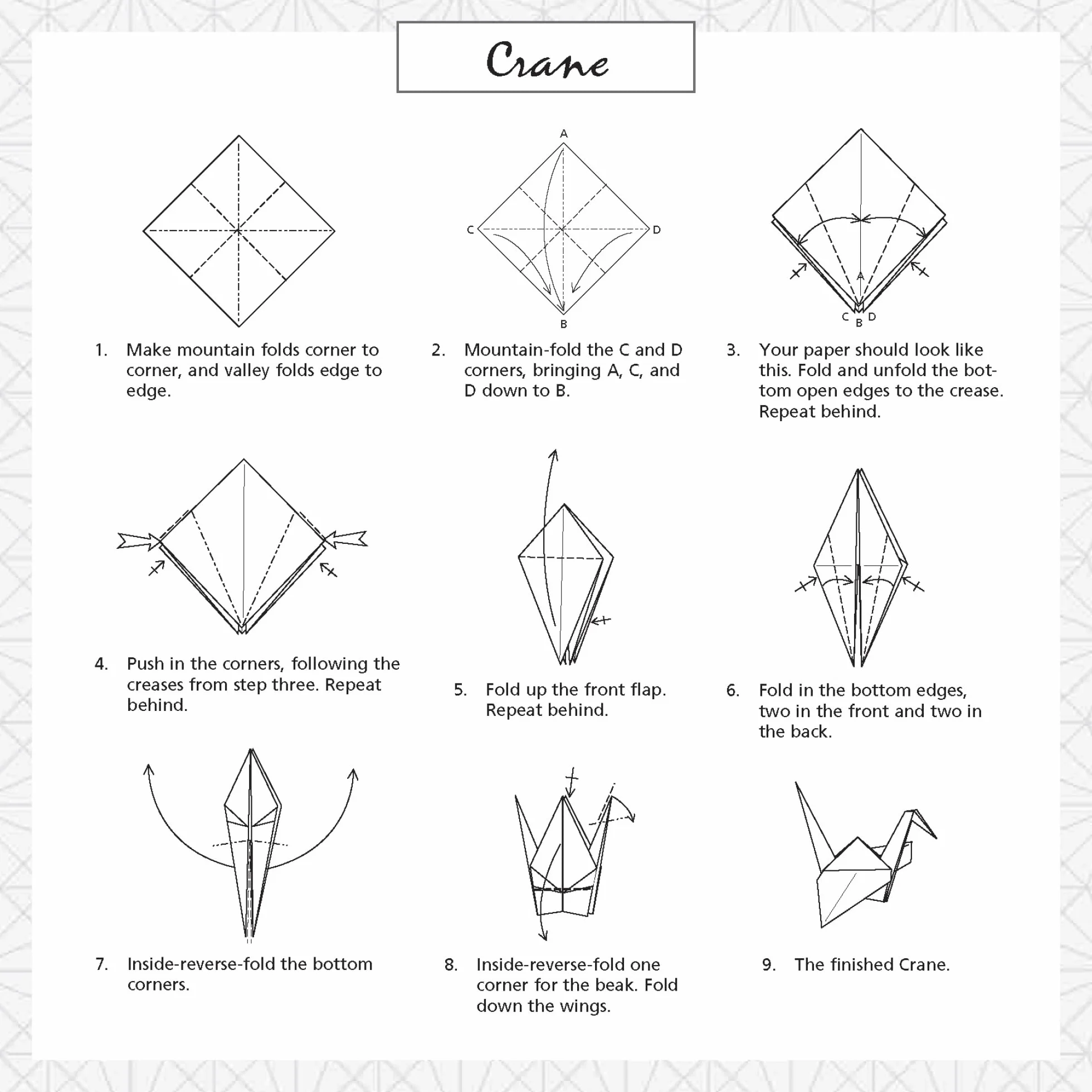 Origami Paper 200 Sheets Blue and White Patterns 6" (15 CM): High-Quality Double Sided Origami Sheets Printed with 12 Different Designs (Instructions for 6 Projects Included)
