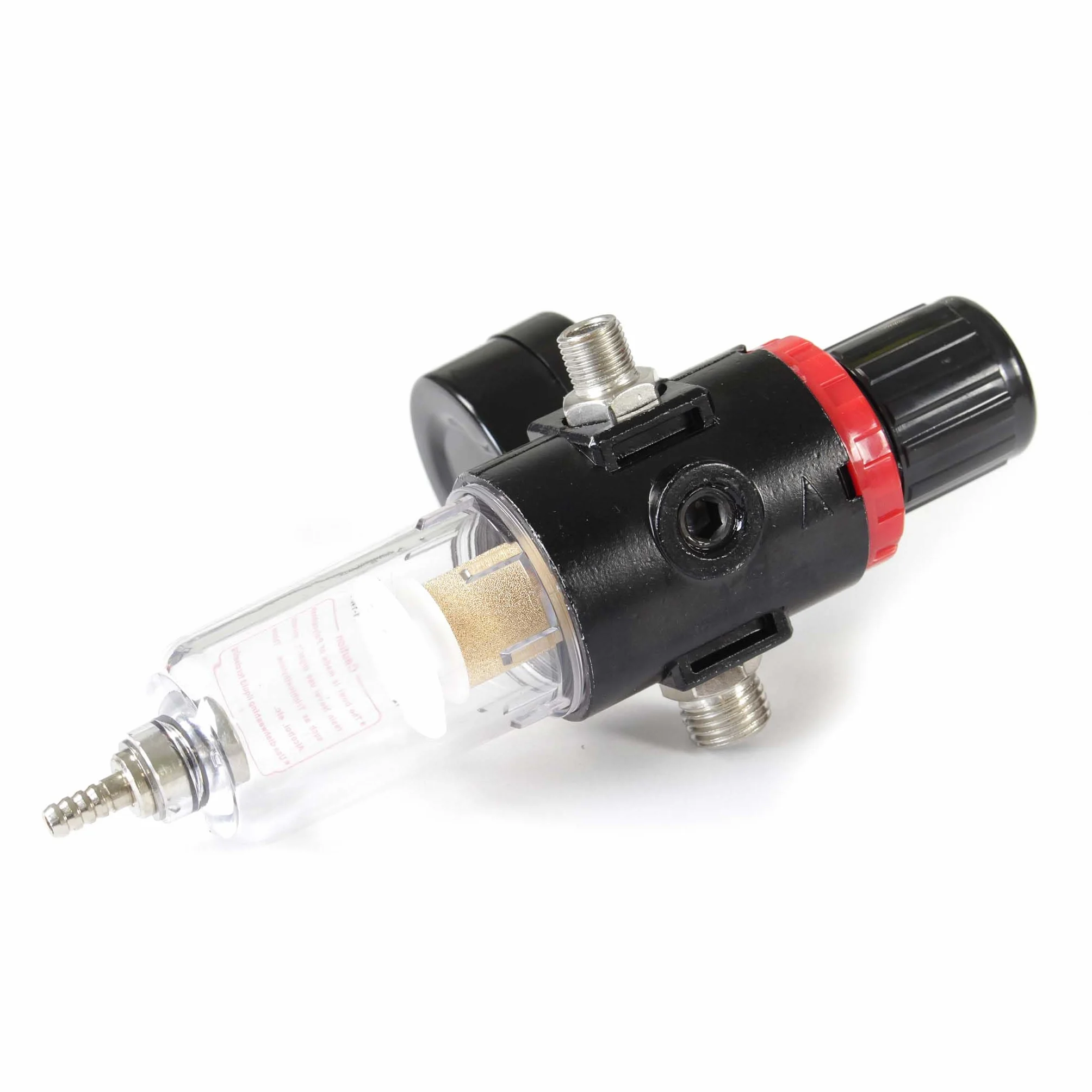 Akcesoria do aerografu – regulator ciśnienia filtr separator wody 7bar 9,51mm 12,91mm kompresora