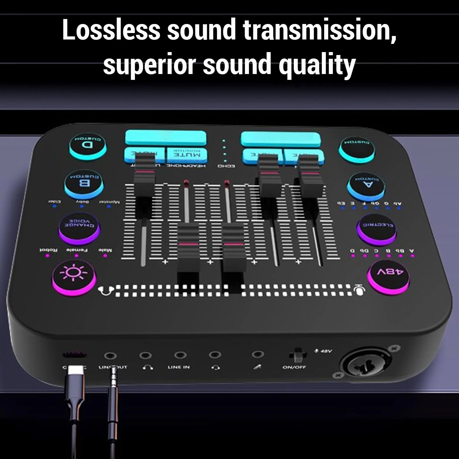 Topiky Pyle Professional Audio Mixer Dźwięk System Konsoli, Bluetooth DJ Mixer, Pakiet Miksera Audio, Mikser na żywo z Pro Przedwzmacniacz, Mikser Dźwiękowy RGB PC