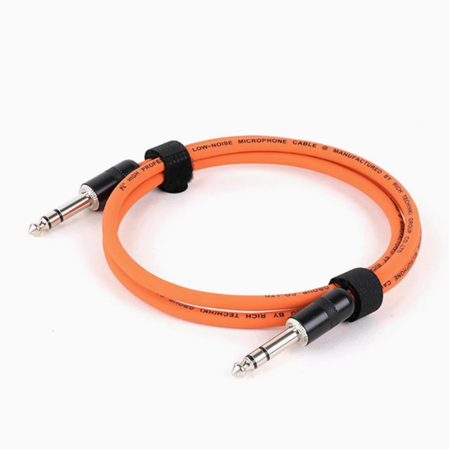 Kabel instrumentowy 1/4 Cala Prosty Kabel Instrumentalny Stereo Profesjonalny Kolorowy Kabel Do Gitary Basowej Wzmacniacza Klawiatury(Orange,15m)