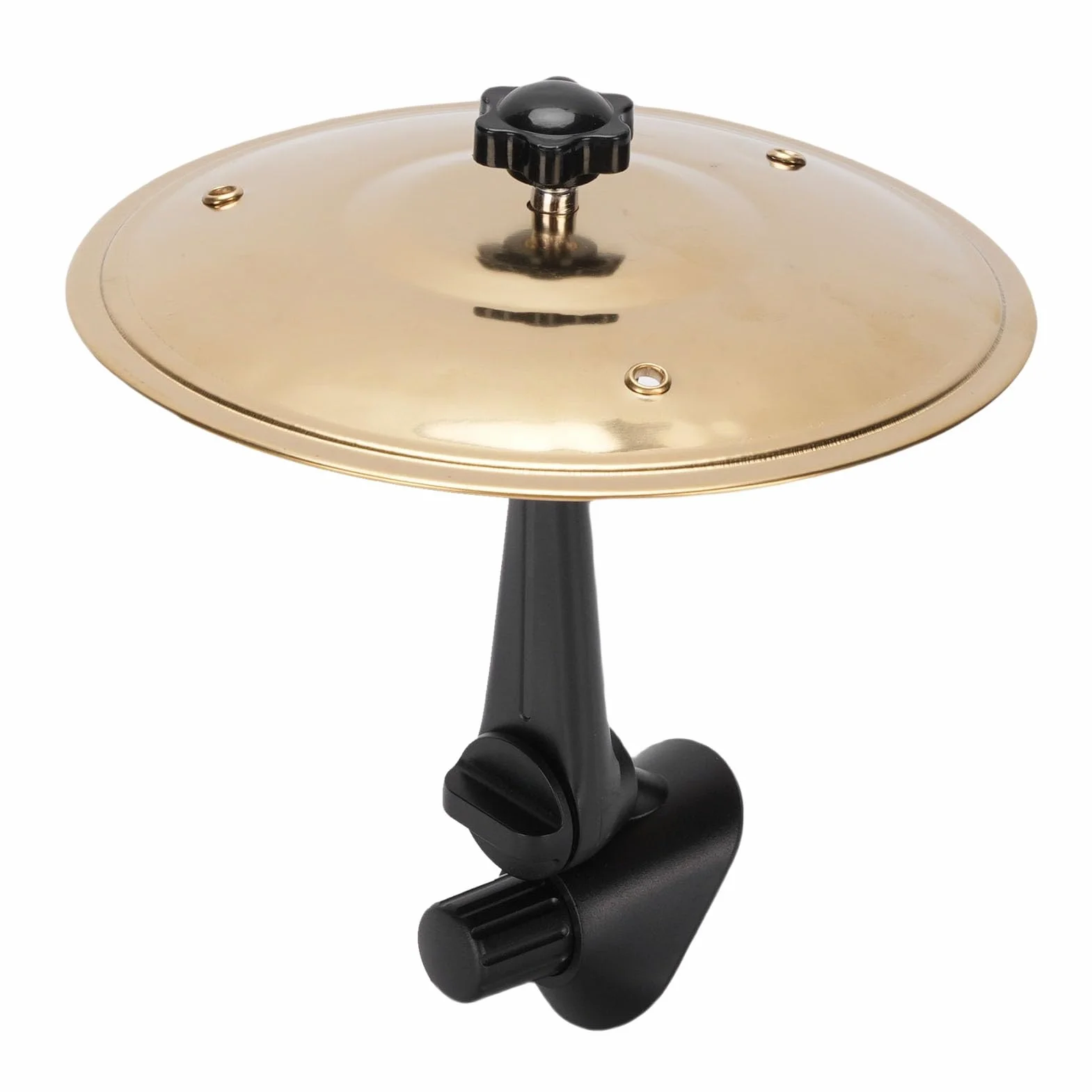 SEAFRONT CARMAC CYMBAL CYMBAL MINI Drum for Vehicle Air Vent Dash Dash Małe Zabawne Akcesoria z Regulowanym Wspornikiem ABS dla Perkusistów i Miłośników Muzyki (GOLD)
