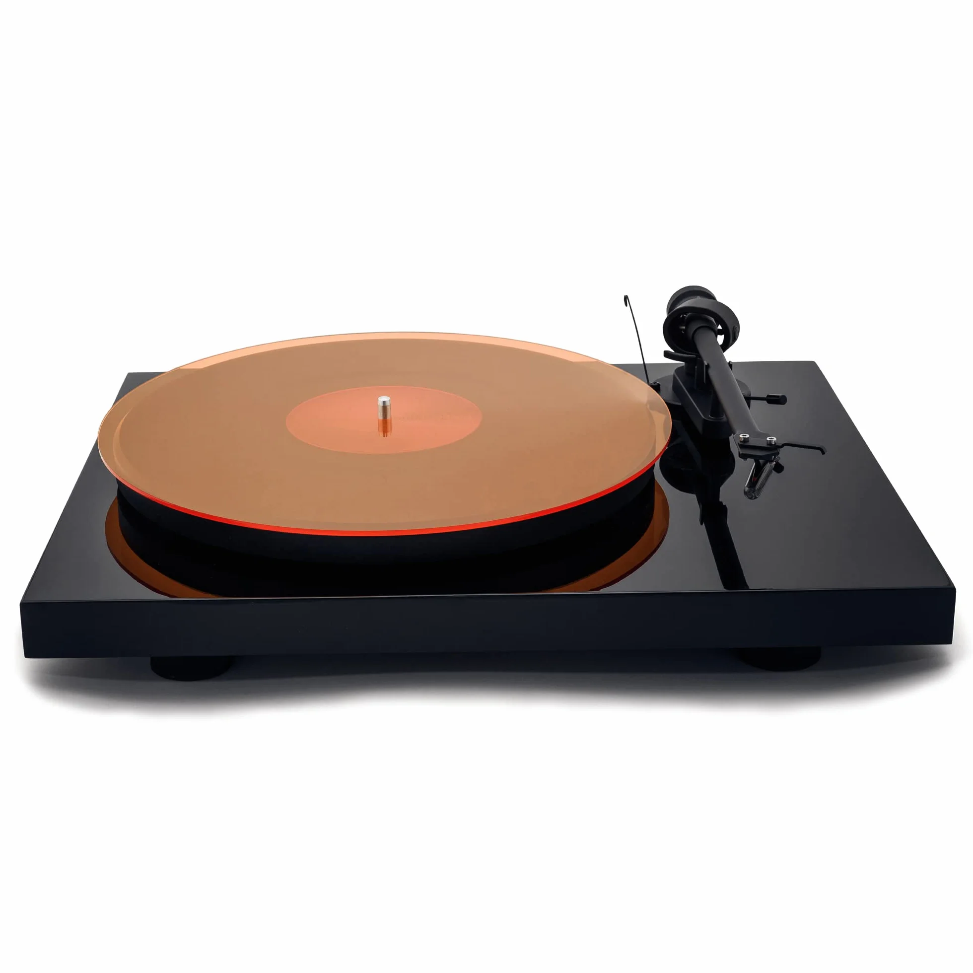 Akrylowa mata gramofonowa - OrangeLit - LP Slipmat