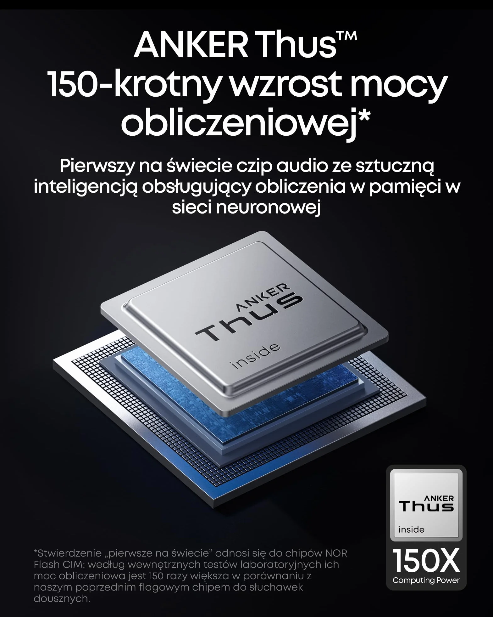 Słuchawki soundcore Liberty 5 Pro Anker, chip Anker Thus™ AI, wyraźne rozmowy nawet szeptem, redukcja szumów, czas odtwarzania 6,5 godz./28 godz., 5 min. = 4 odtwarzania, ładowanie bezprzewodowe