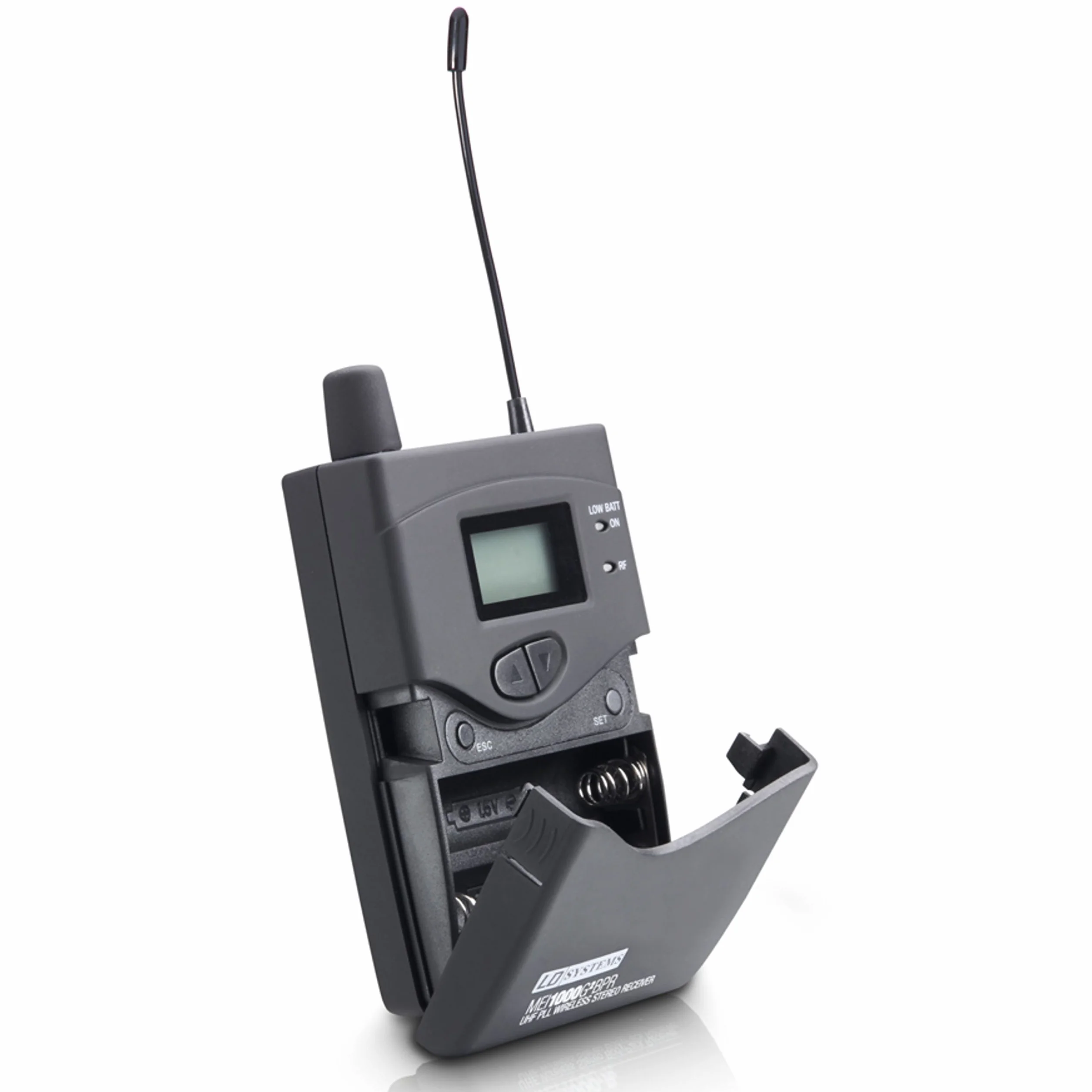 Ld Systems LDMEI1000G2 Zestaw Monitorów Dousznych, Czarny, 160 Częstotliwości