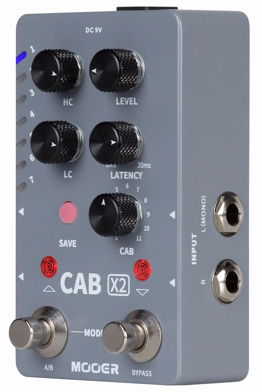 Mooer Effects CAB X2 Symulator ekranu