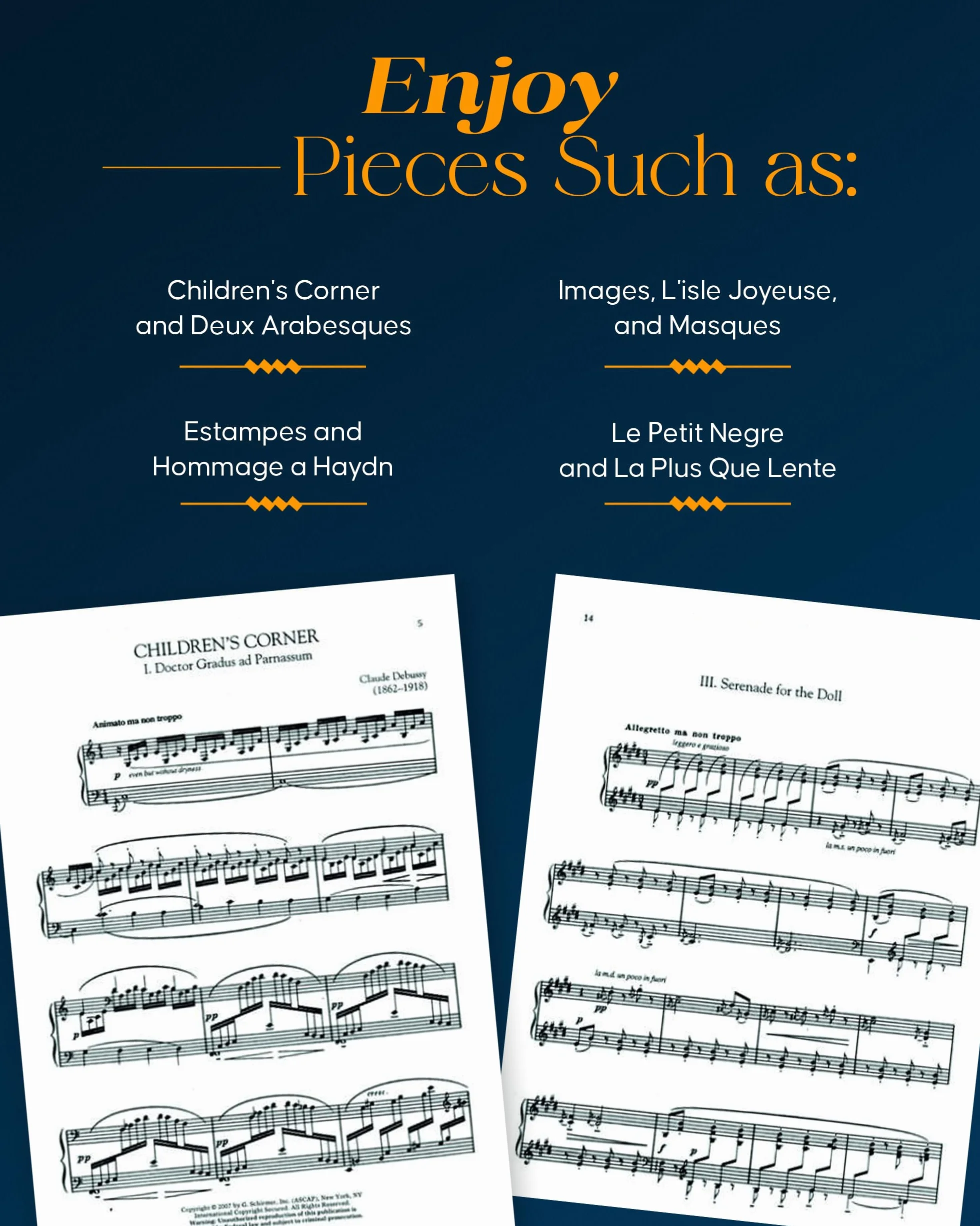 Favorite piano works - schirmer library of classics volume 2070 - piano