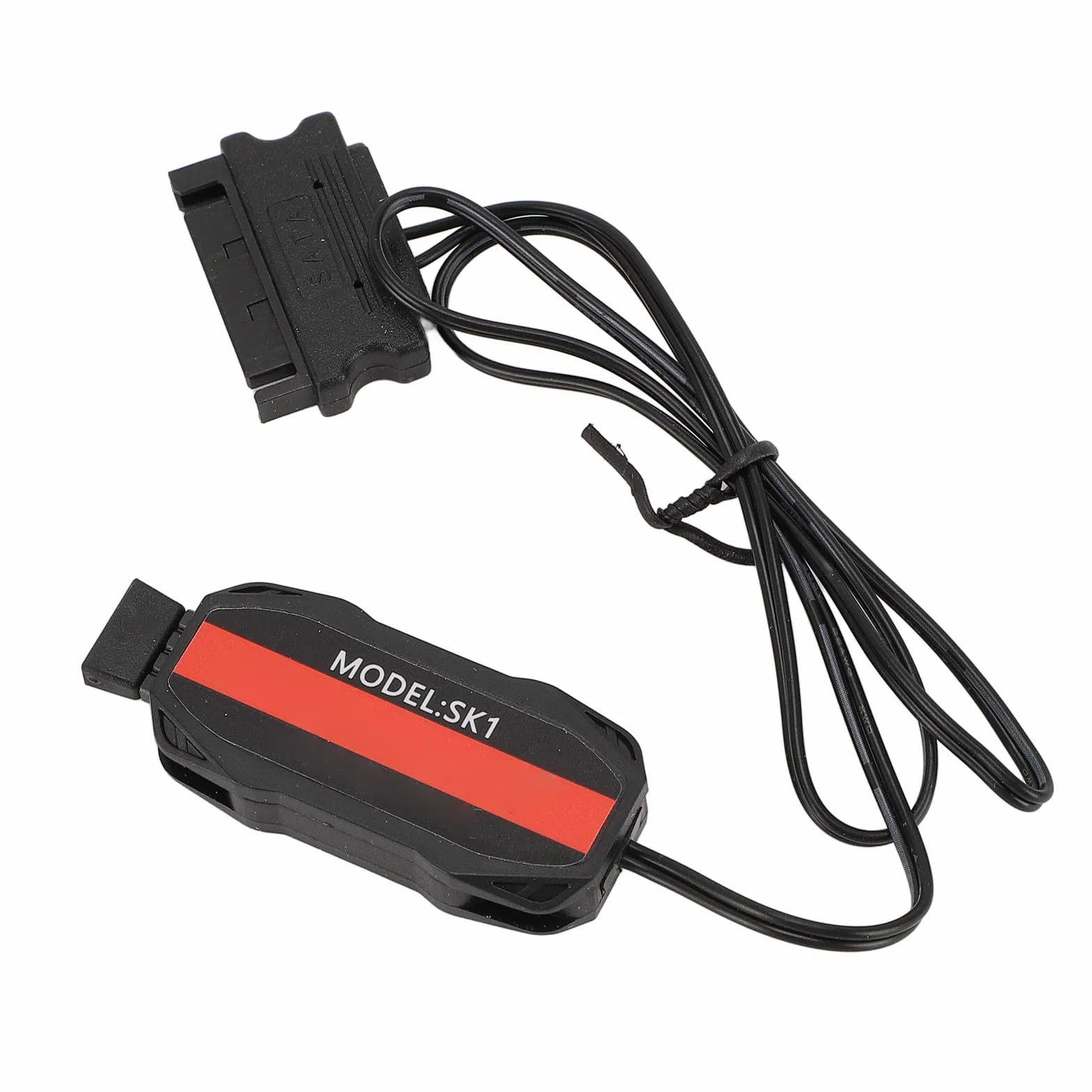 Kontroler Wentylatora Serial ATA Power RGB, Zestaw Kontrolera Wentylatora ARGB PC, 21 Klawiszy do 3-pinowej Taśmy LED LED 5 V, Pilot, Drut Miedziany, Chowana Konstrukcja,
