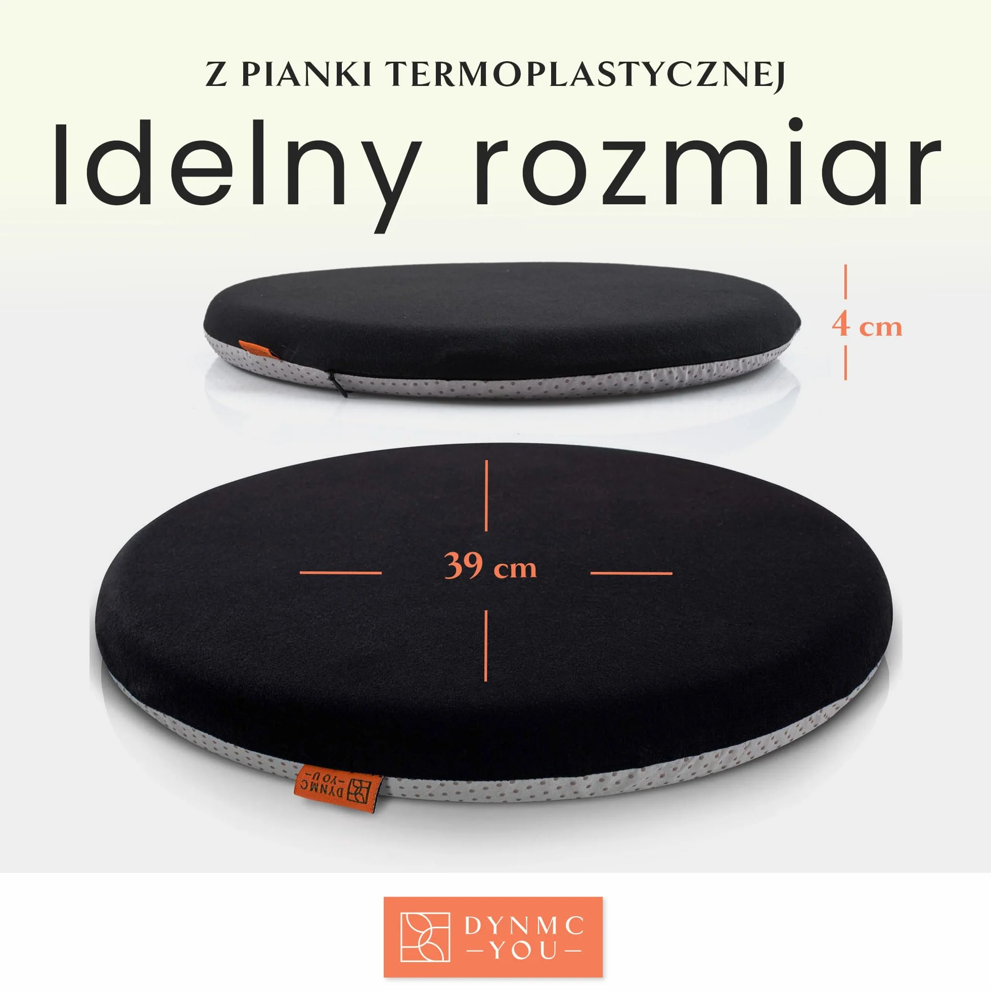Czarny okrągły zestaw 2 szt MC004 MC005