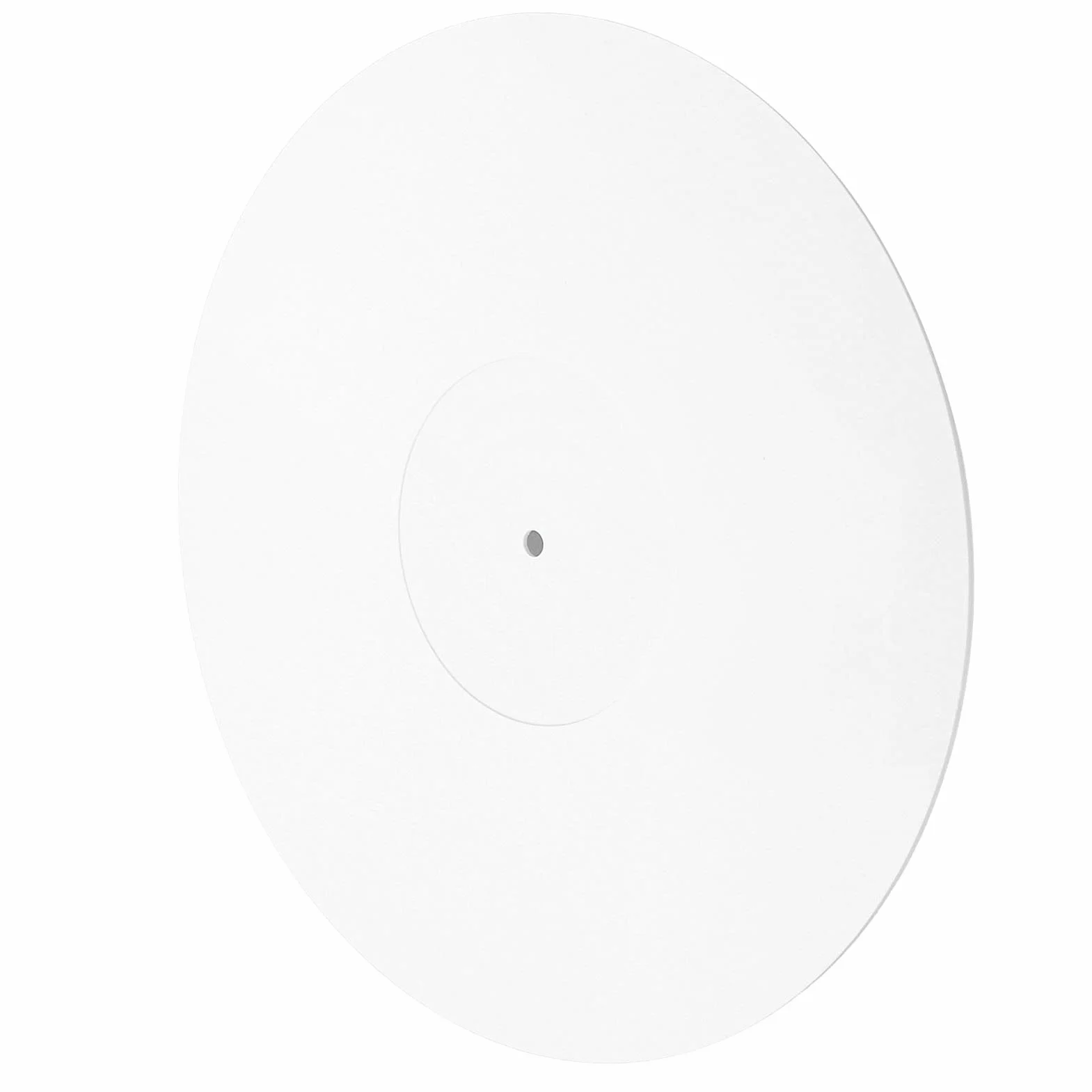 12-calowy Talerz Akrylowy, Mata Akrylowa LP Slipmat, Biała Mata Gramofonowa, do Gramofonów LP Vinyl